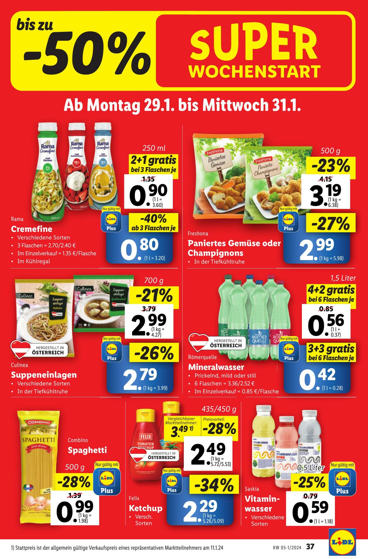 Prospekt Lidl 25.01.2024 - 27.01.2024