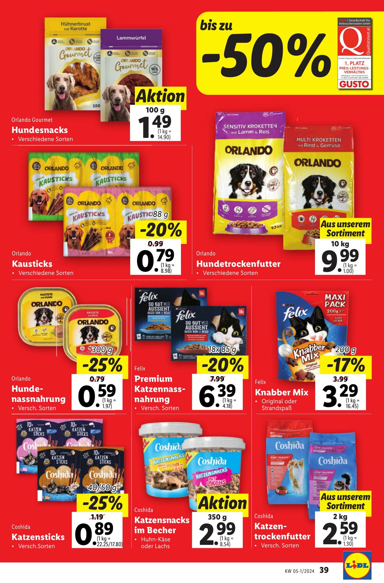 Prospekt Lidl 25.01.2024 - 27.01.2024