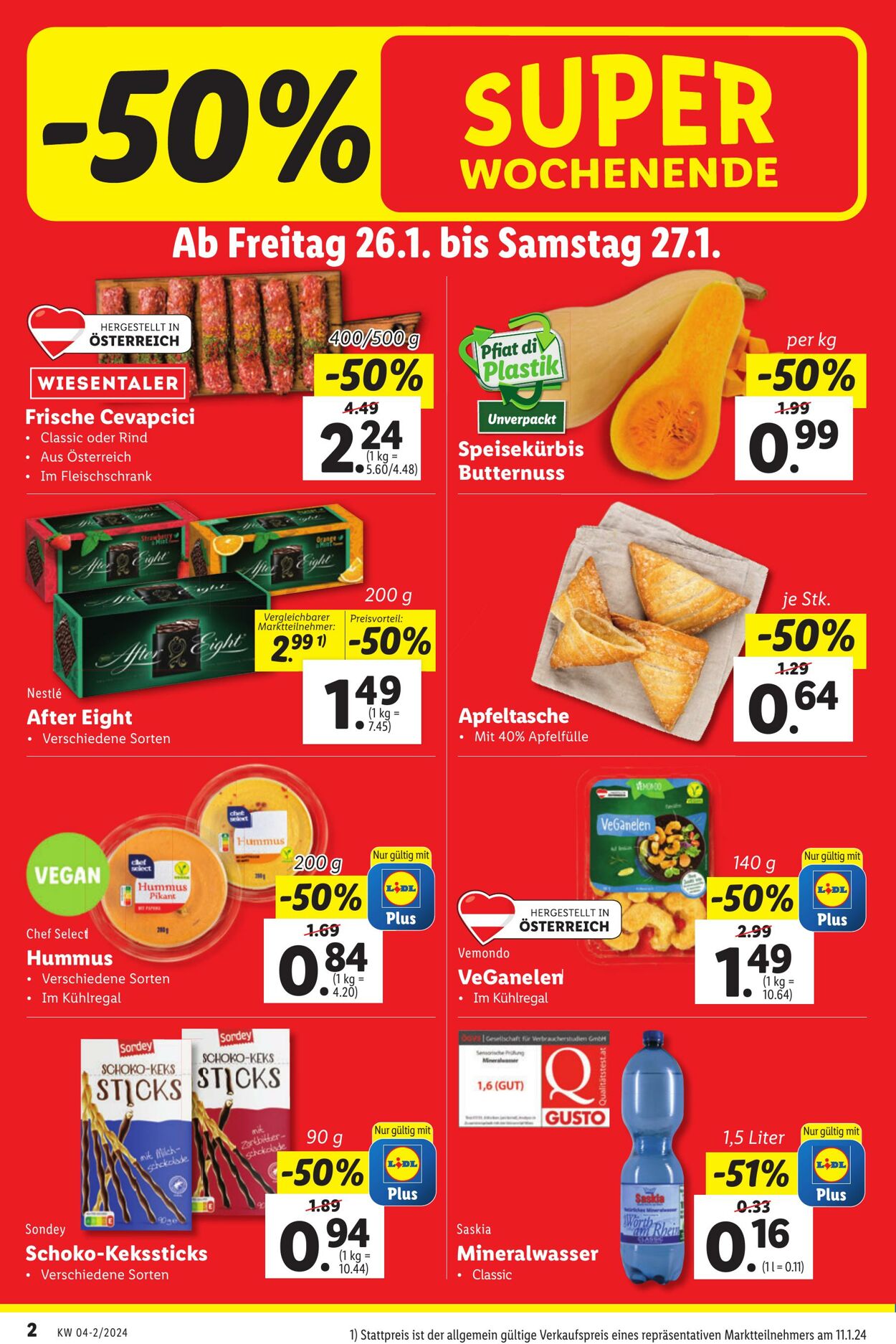 Prospekt Lidl 25.01.2024 - 27.01.2024