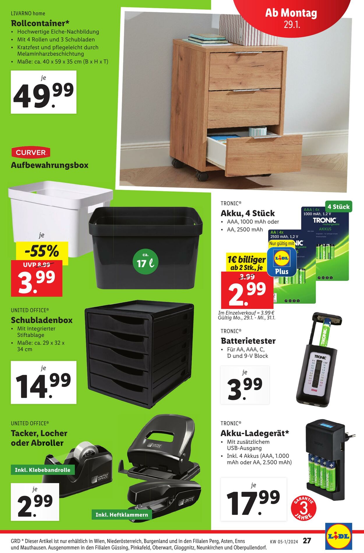 Prospekt Lidl 25.01.2024 - 27.01.2024