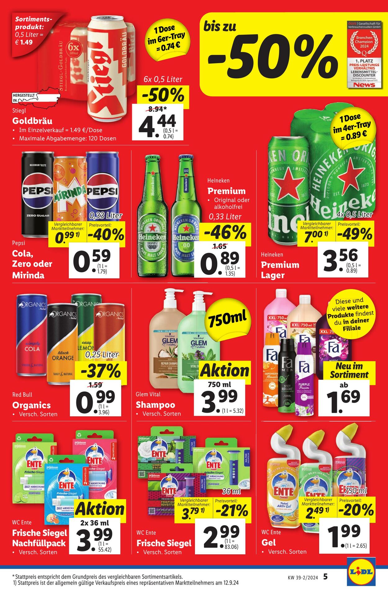 Prospekt Lidl 26.09.2024 - 02.10.2024