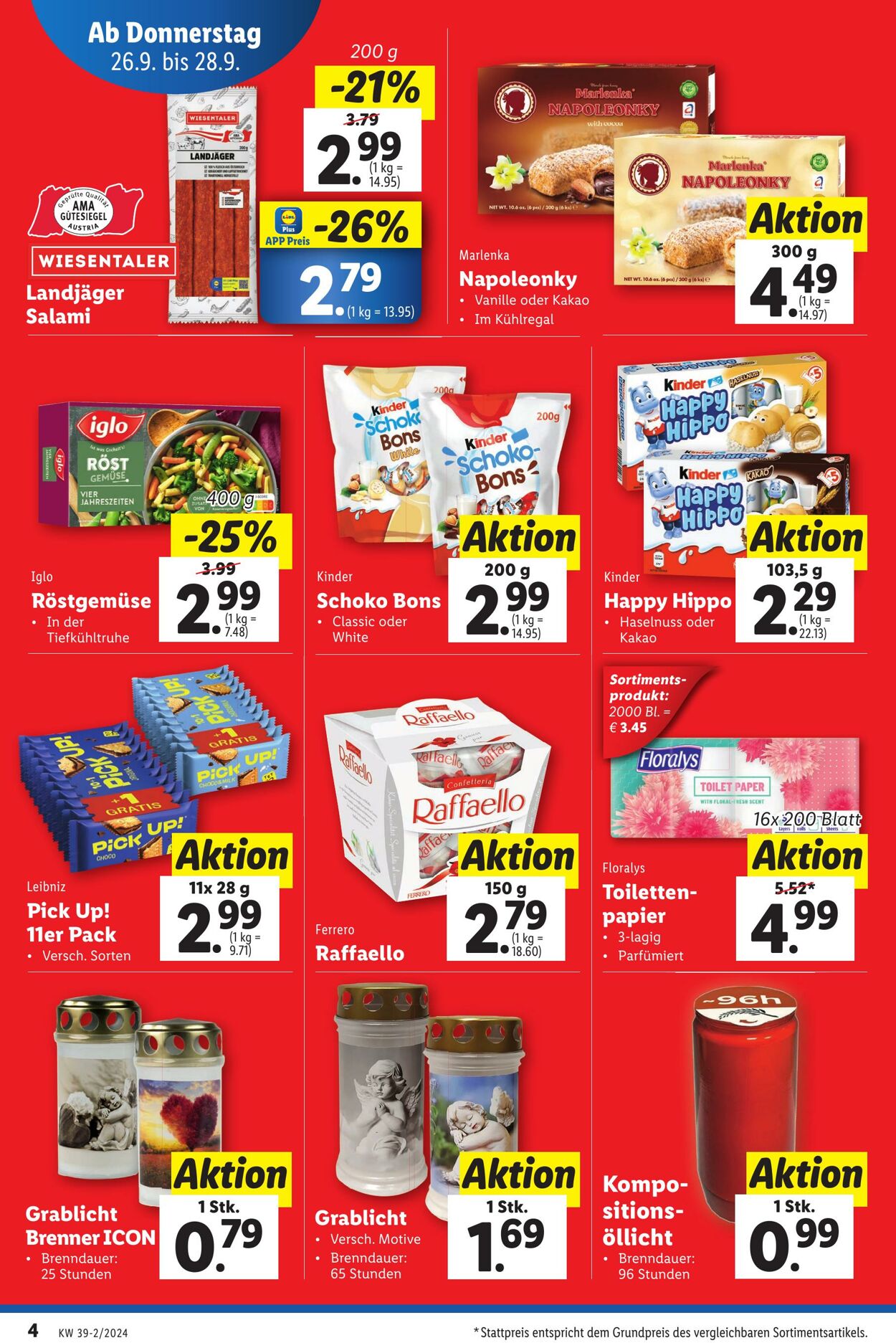 Prospekt Lidl 26.09.2024 - 02.10.2024