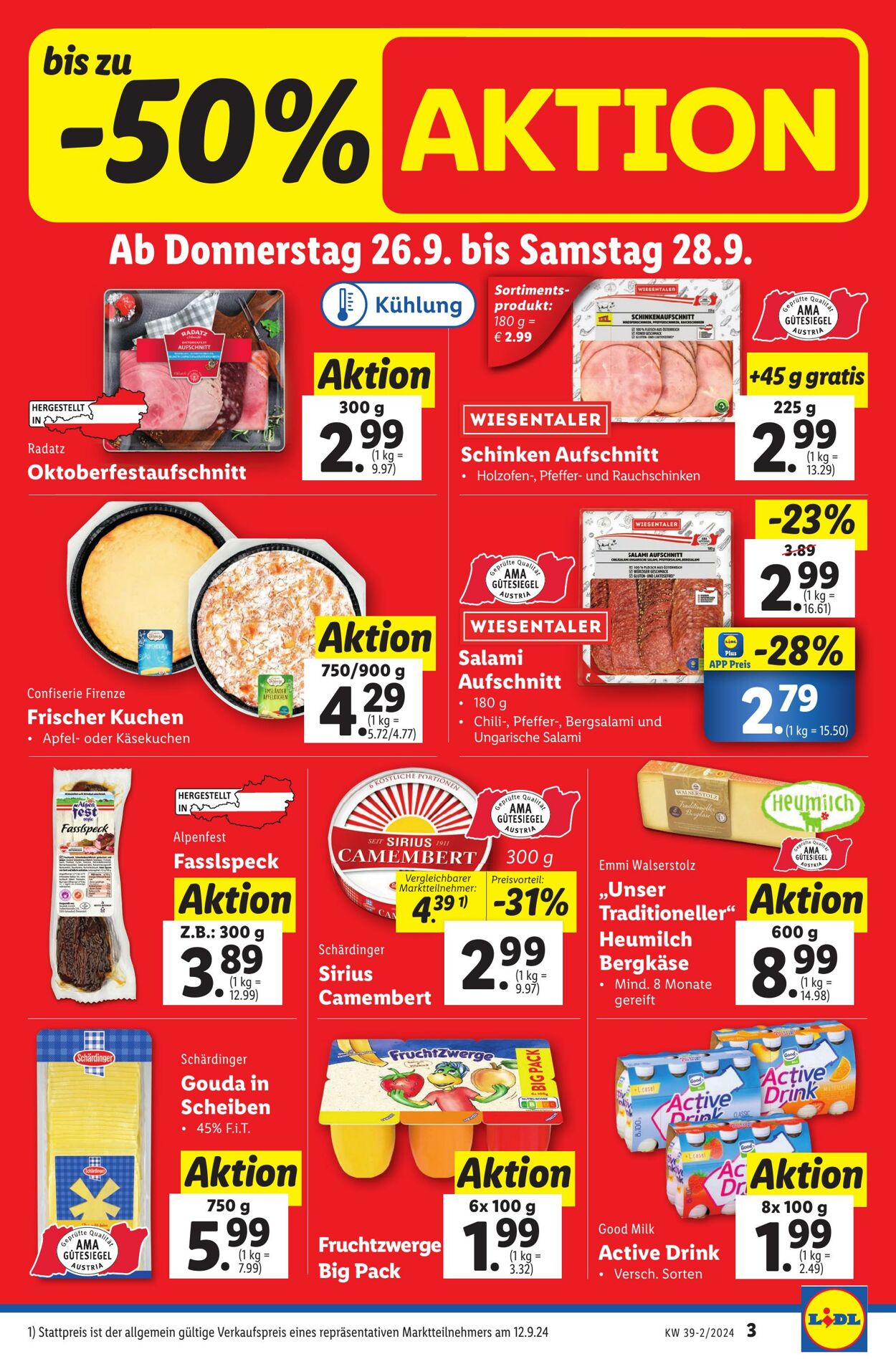 Prospekt Lidl 26.09.2024 - 02.10.2024