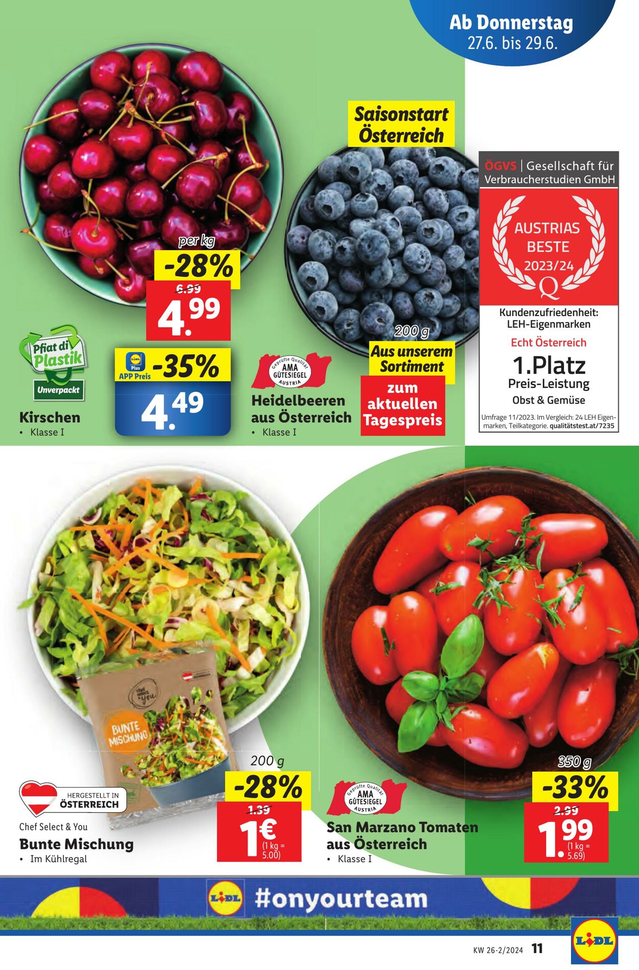 Prospekt Lidl 27.06.2024 - 03.07.2024