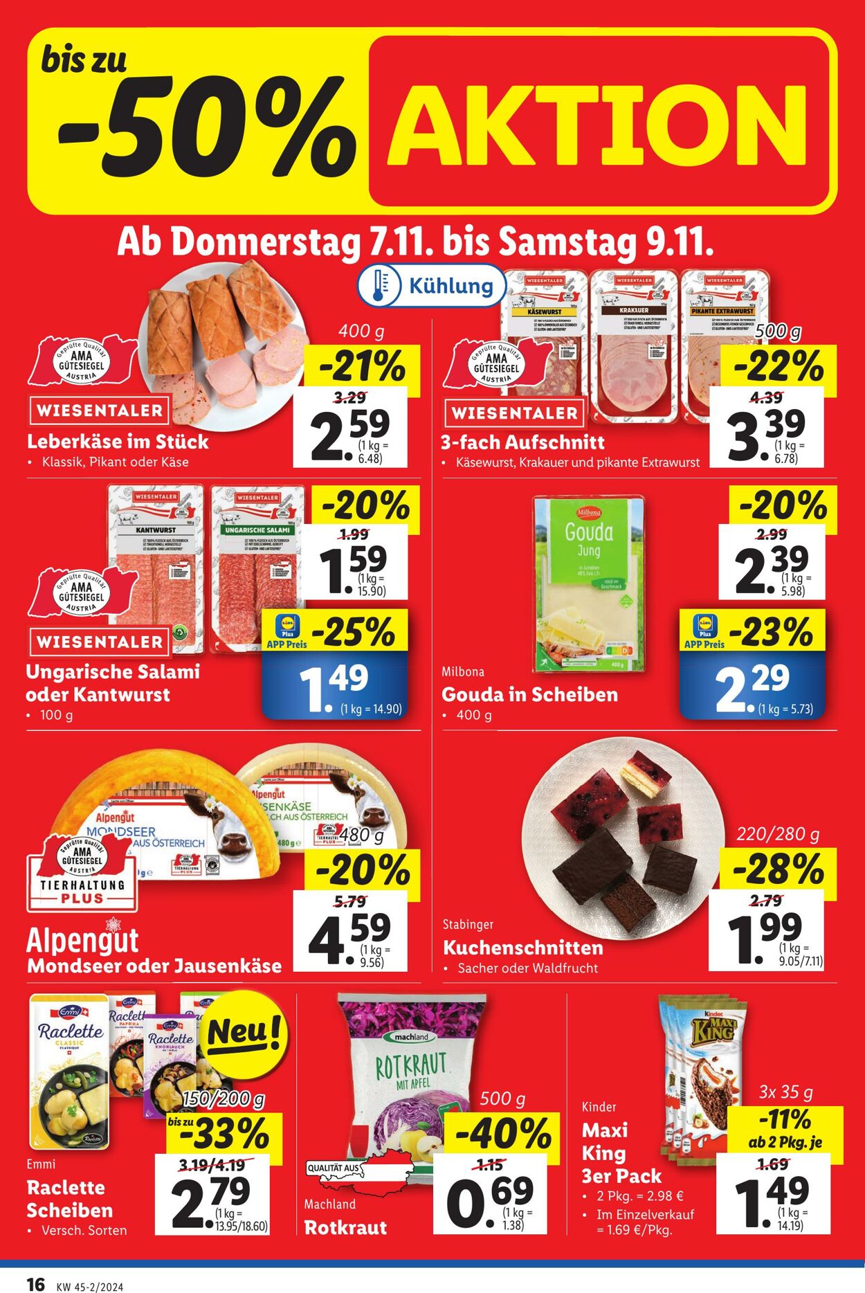 Prospekt Lidl 07.11.2024 - 13.11.2024