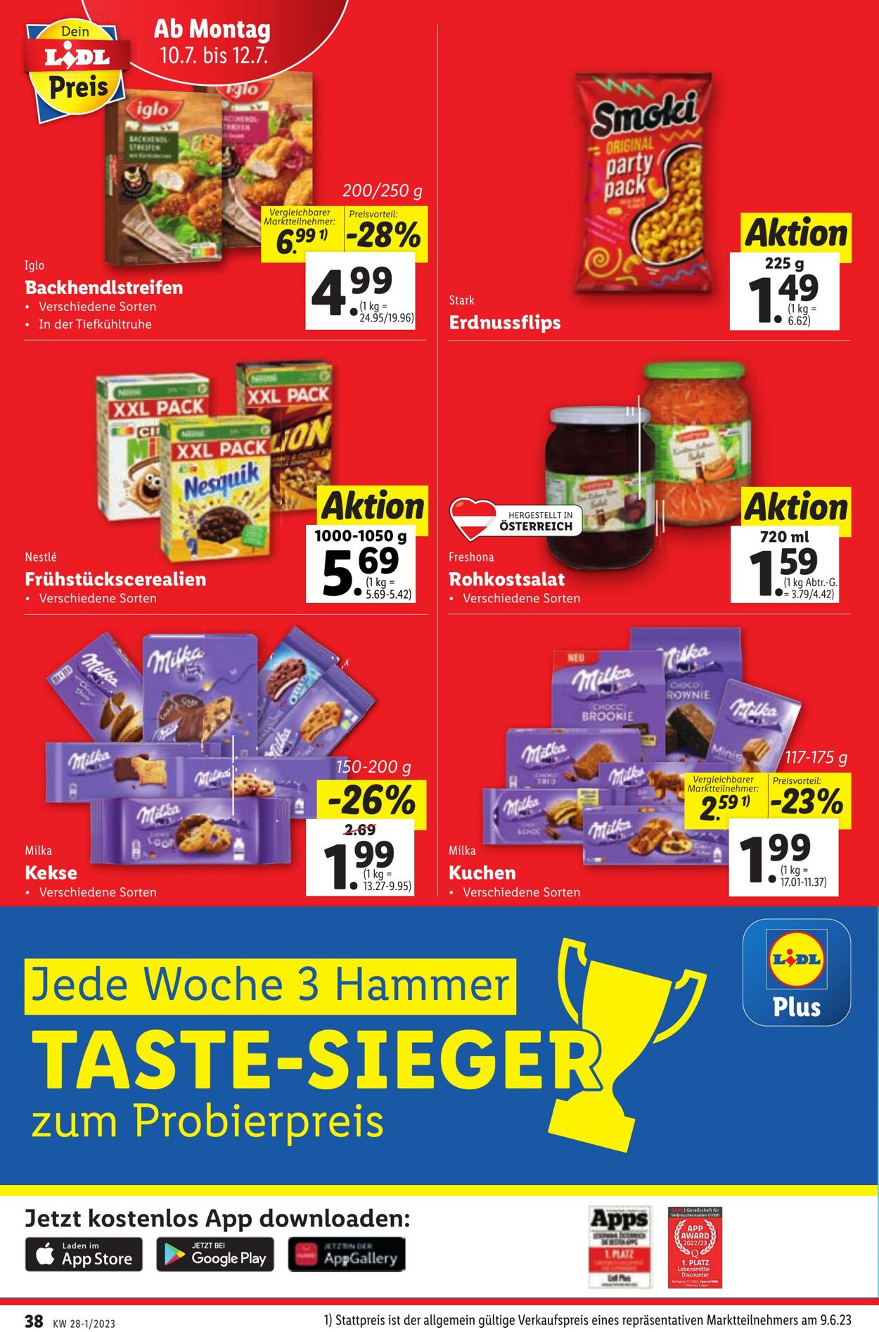 Prospekt Lidl 06.07.2023 - 12.07.2023