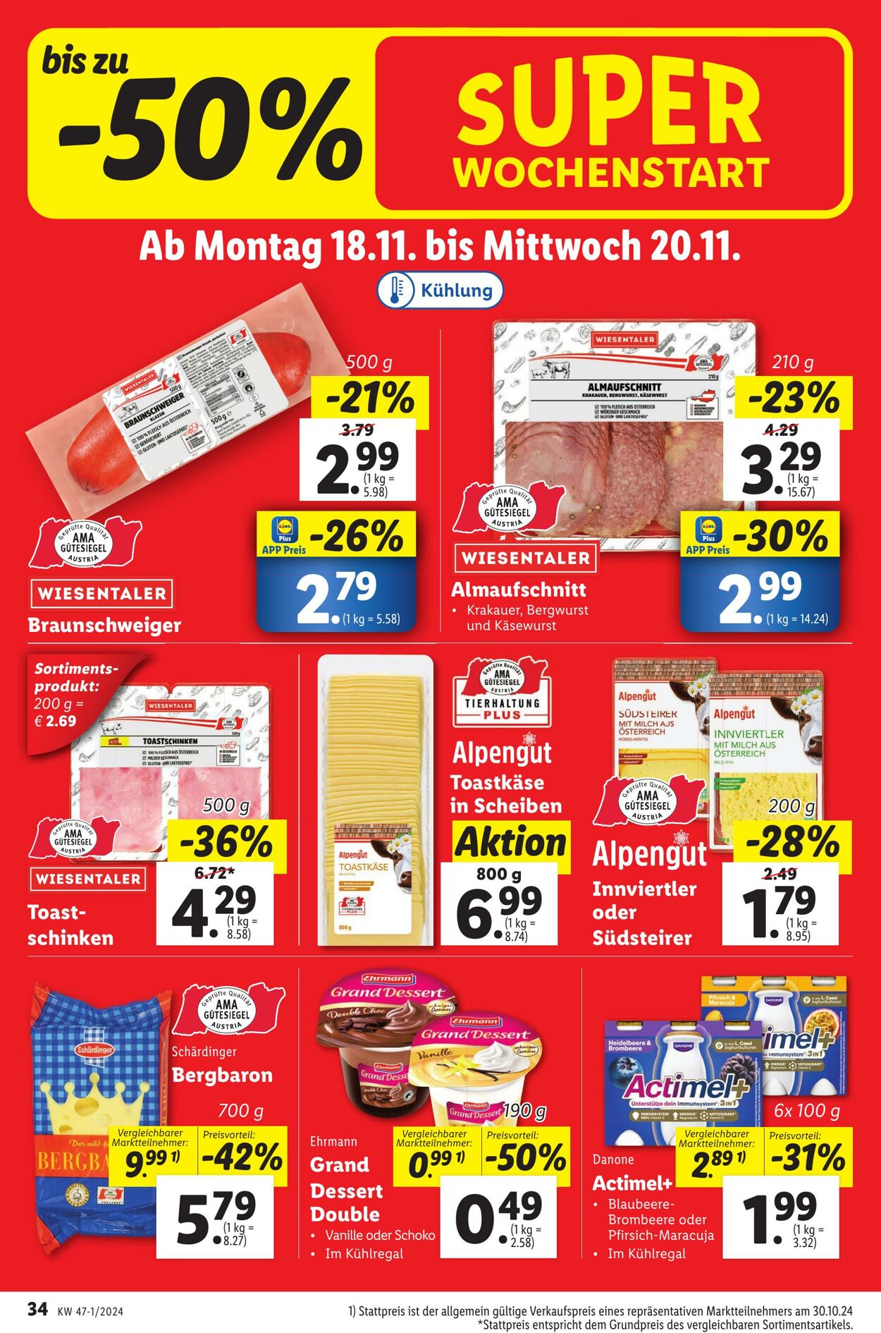 Prospekt Lidl 14.11.2024 - 20.11.2024