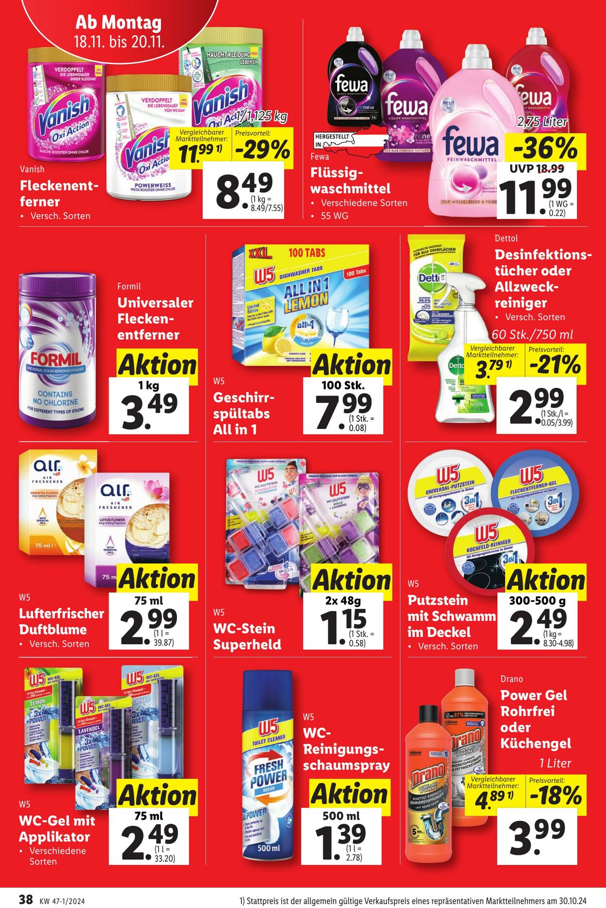 Prospekt Lidl 14.11.2024 - 20.11.2024