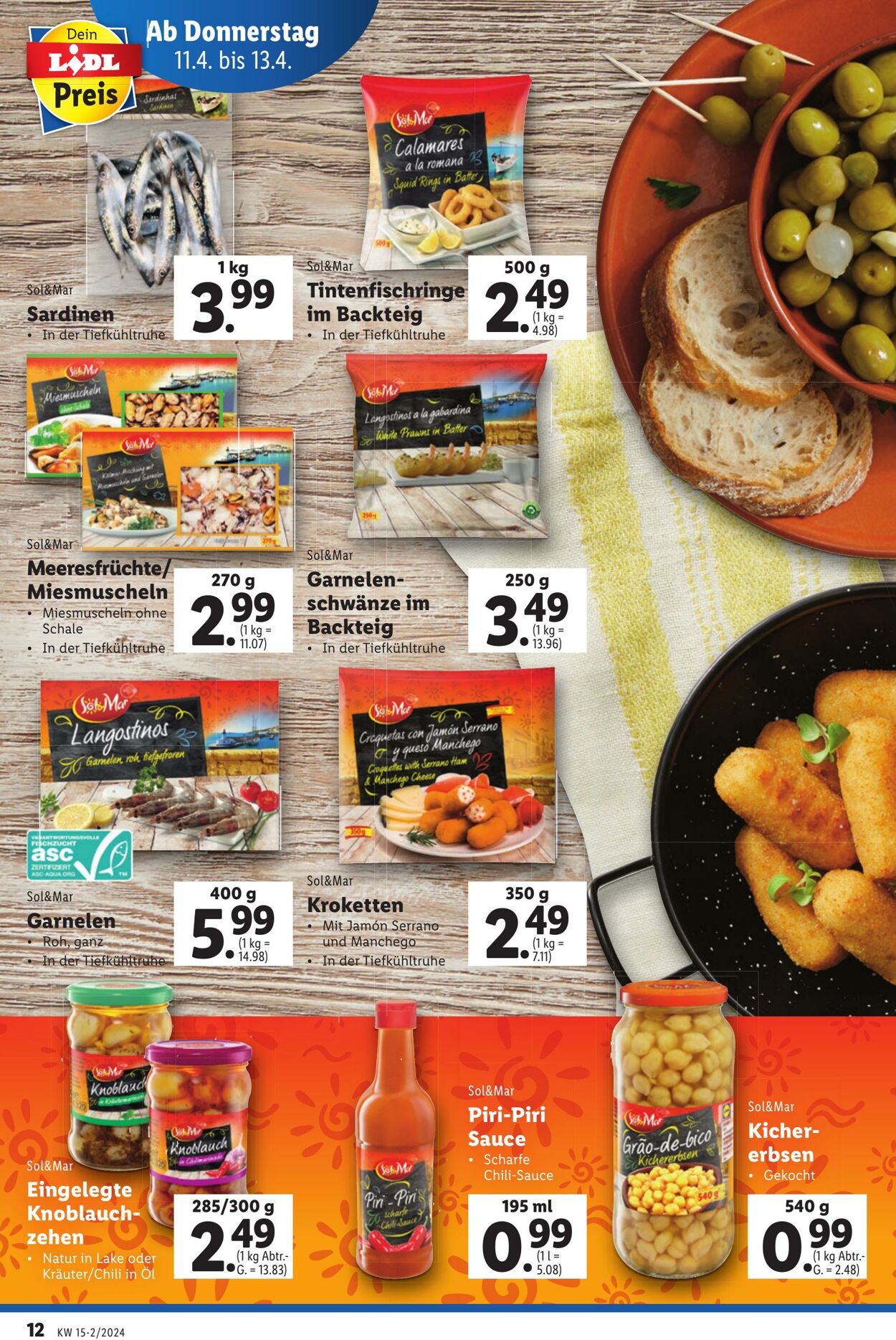 Prospekt Lidl 11.04.2024 - 13.04.2024