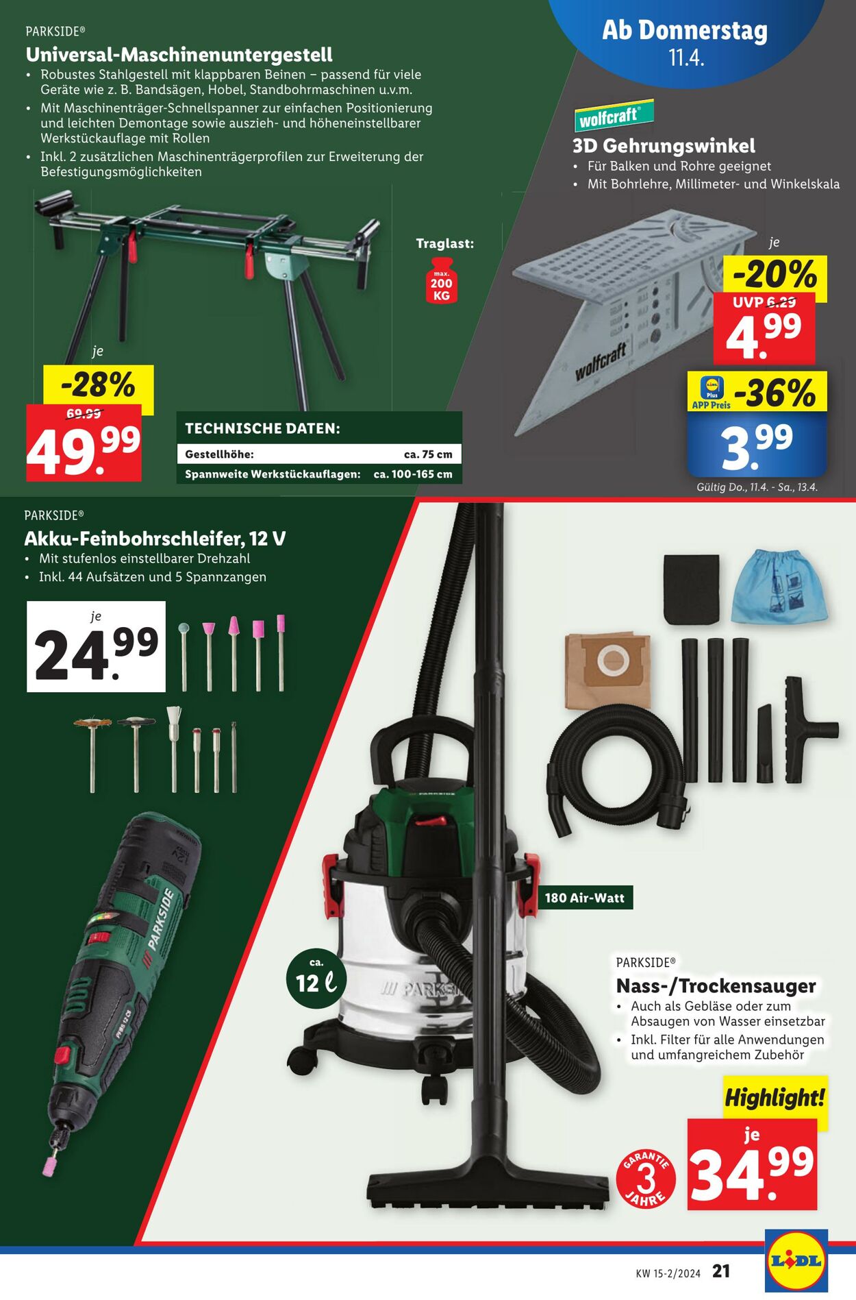 Prospekt Lidl 11.04.2024 - 13.04.2024