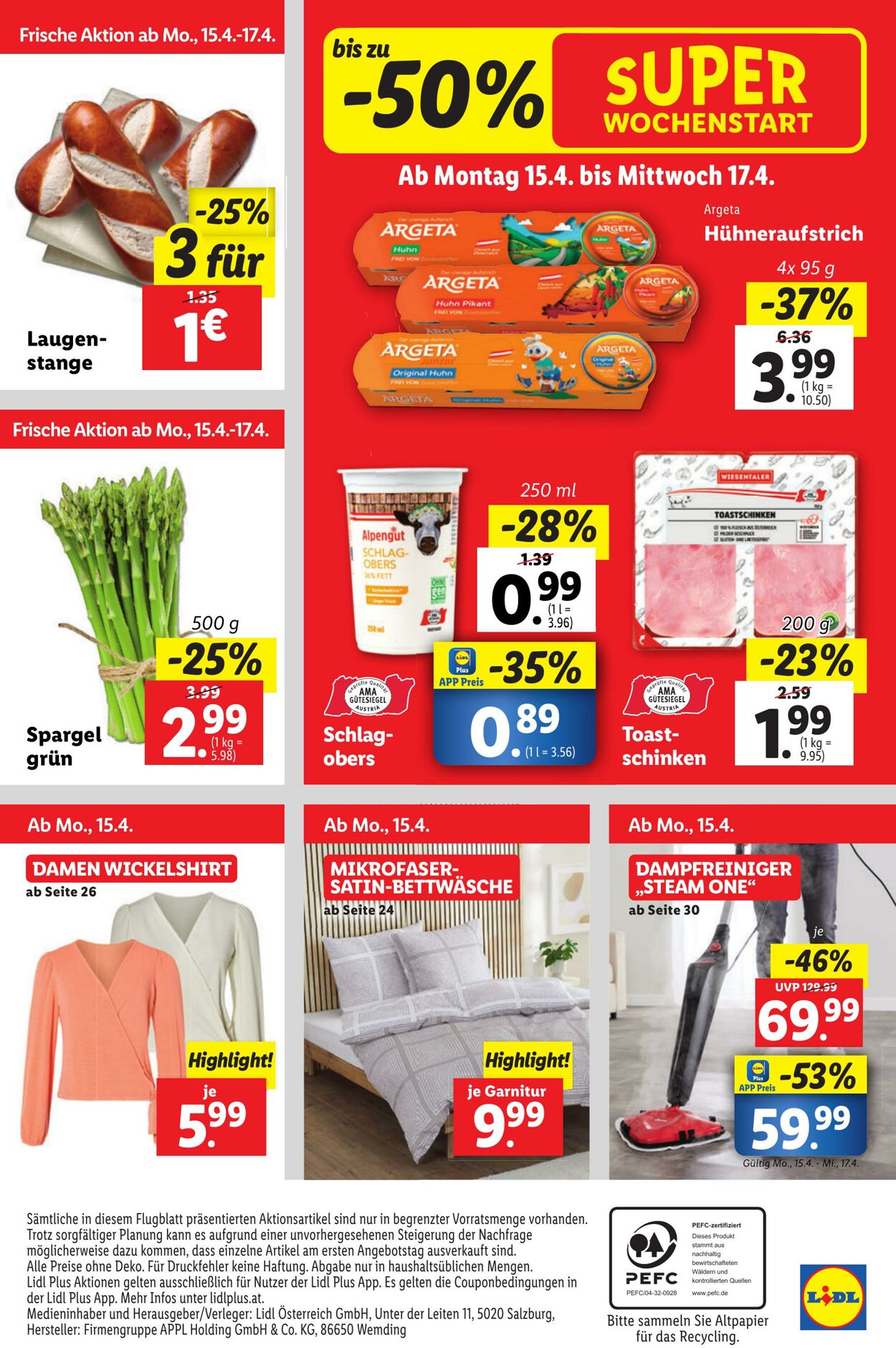 Prospekt Lidl 11.04.2024 - 13.04.2024