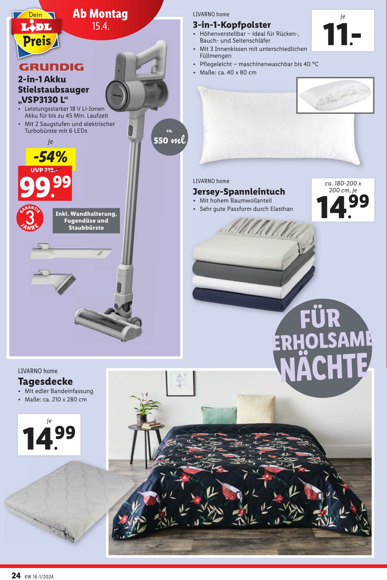 Prospekt Lidl 11.04.2024 - 13.04.2024