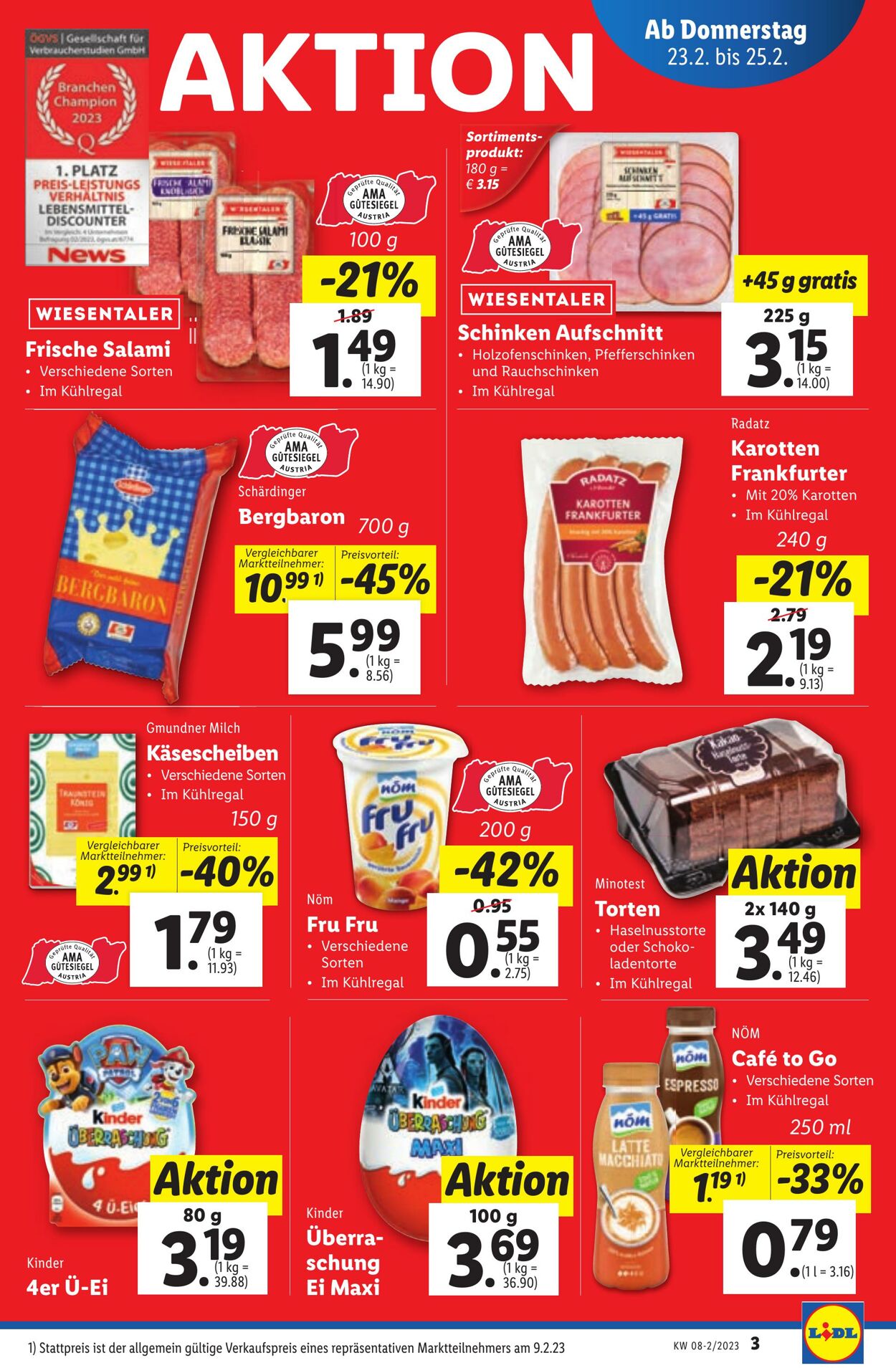 Prospekt Lidl 23.02.2023 - 01.03.2023