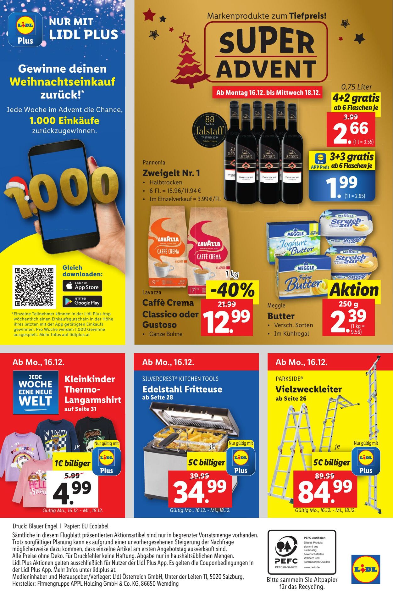 Prospekt Lidl 12.12.2024 - 18.12.2024