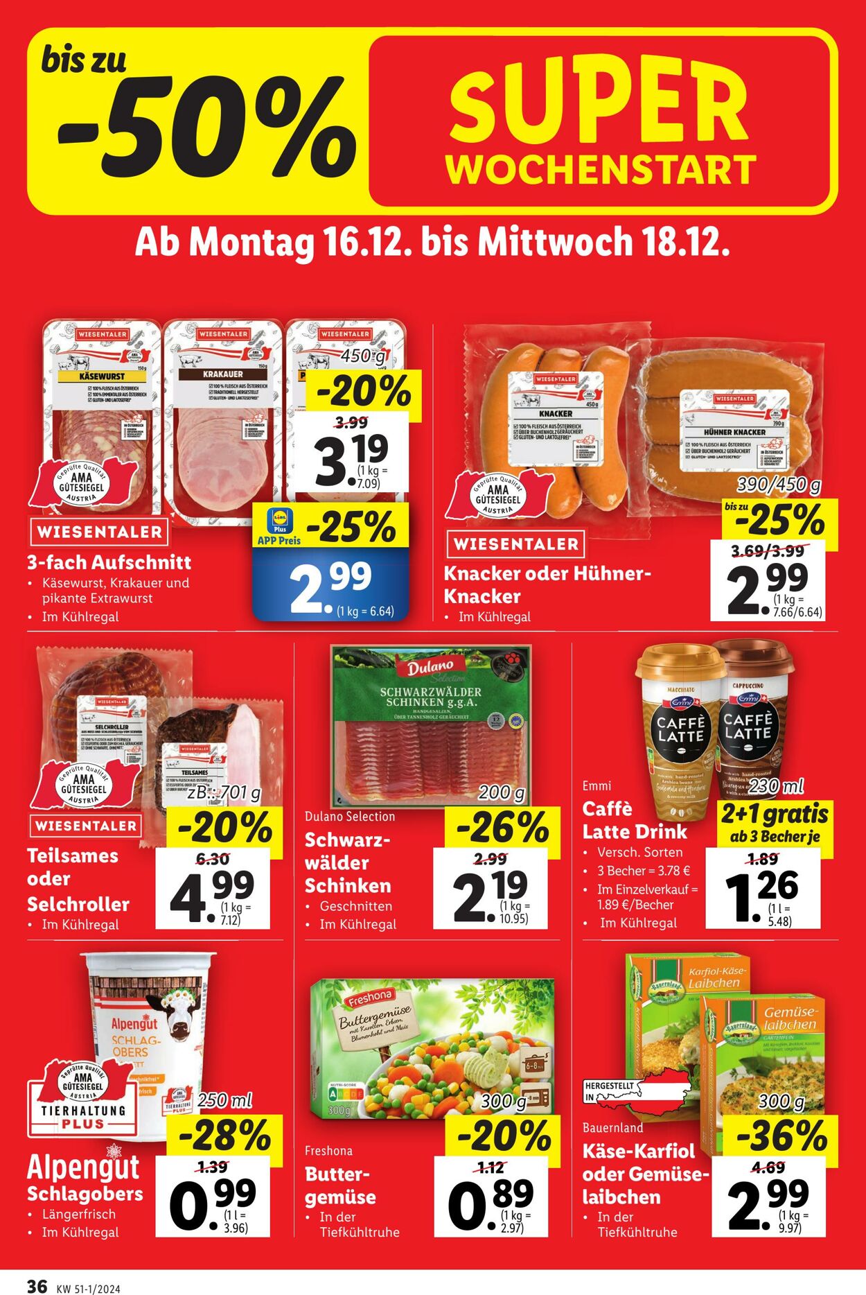 Prospekt Lidl 12.12.2024 - 18.12.2024