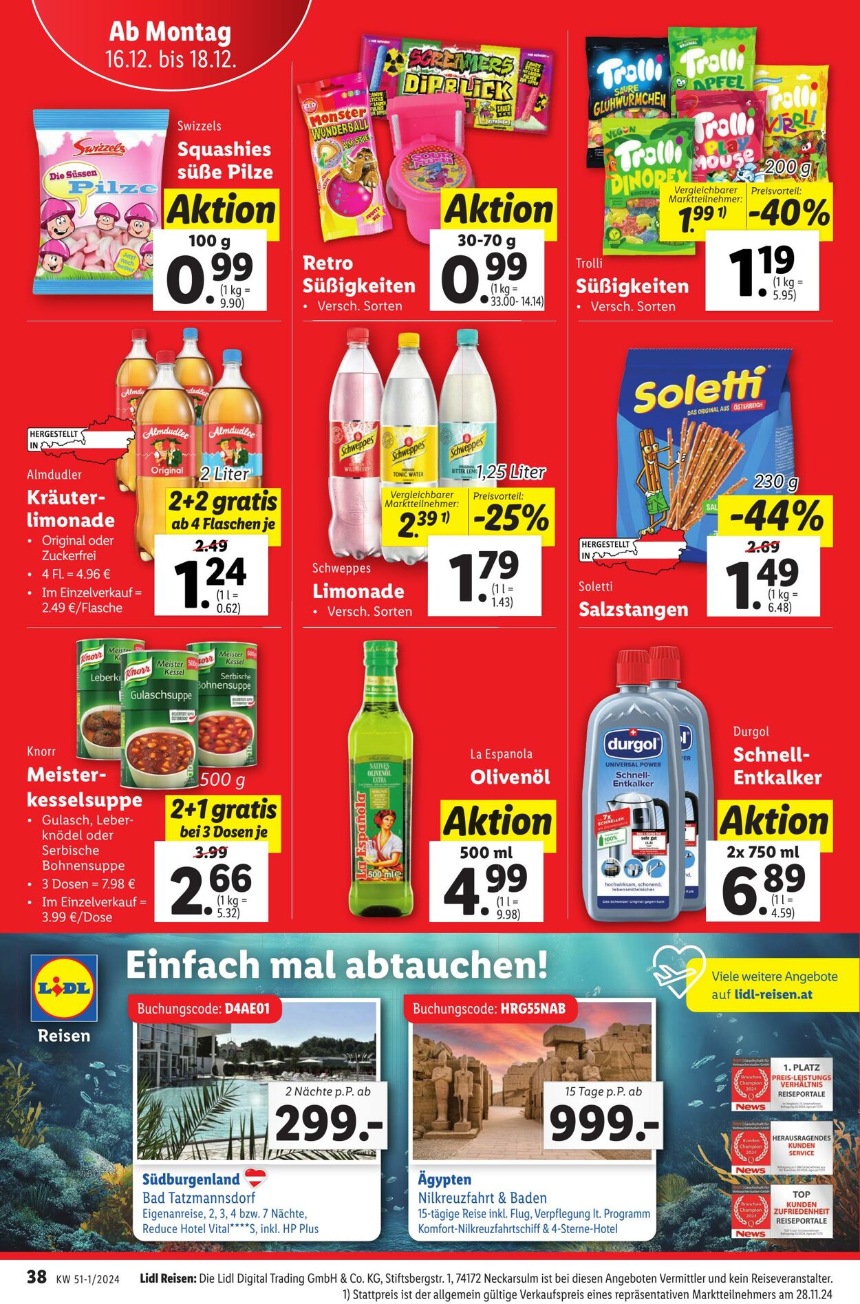 Prospekt Lidl 12.12.2024 - 18.12.2024