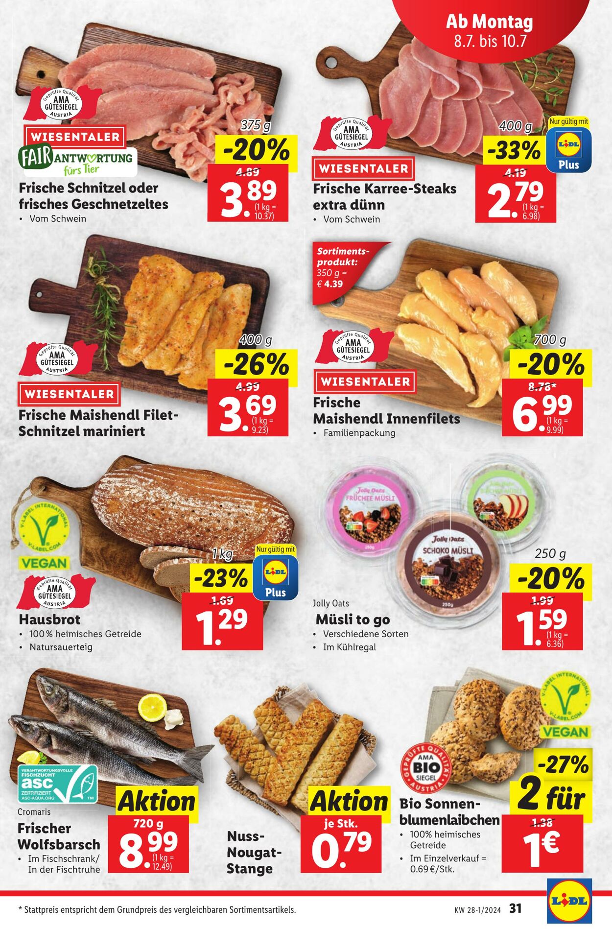 Prospekt Lidl 04.07.2024 - 10.07.2024