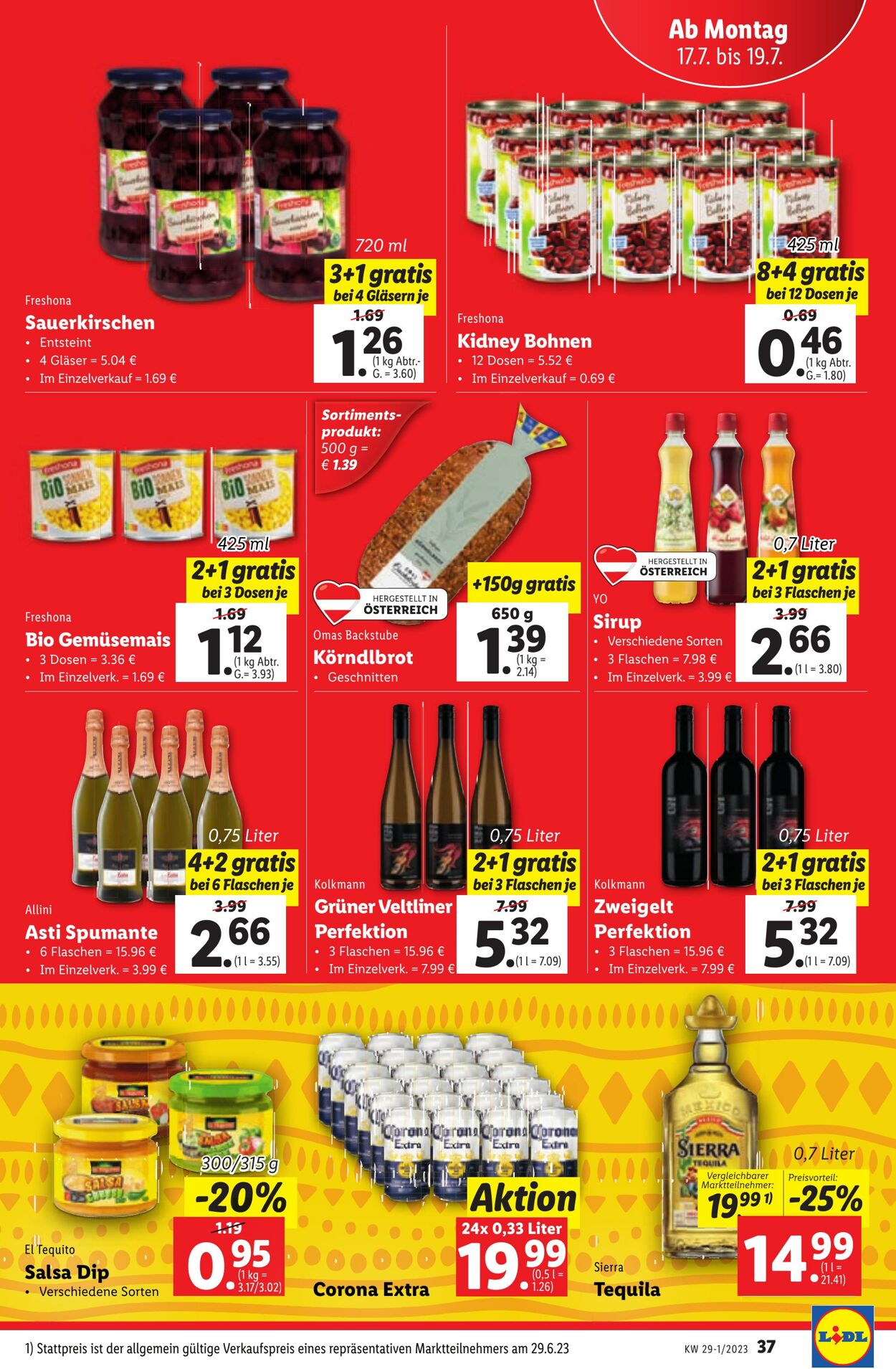 Prospekt Lidl 13.07.2023 - 15.07.2023