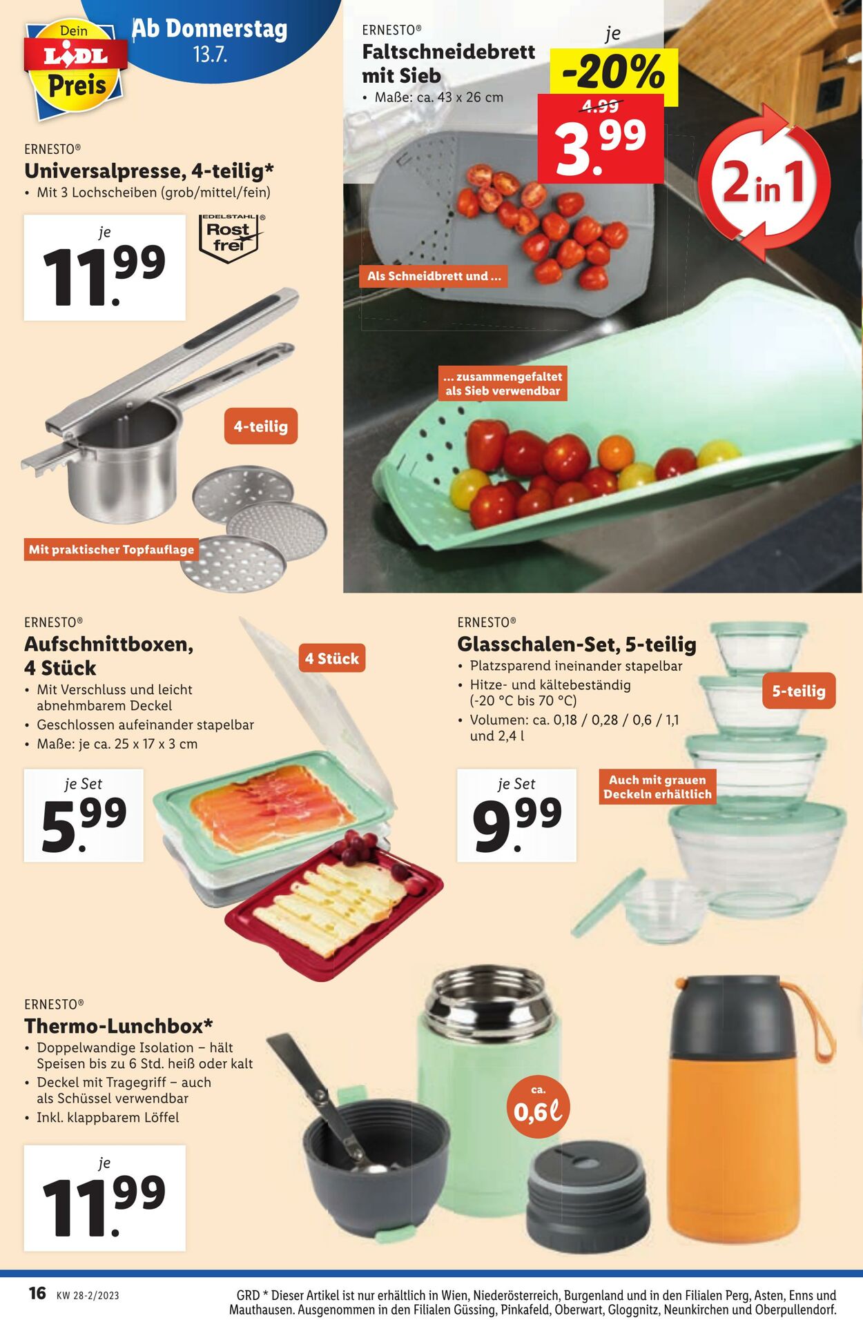 Prospekt Lidl 13.07.2023 - 15.07.2023