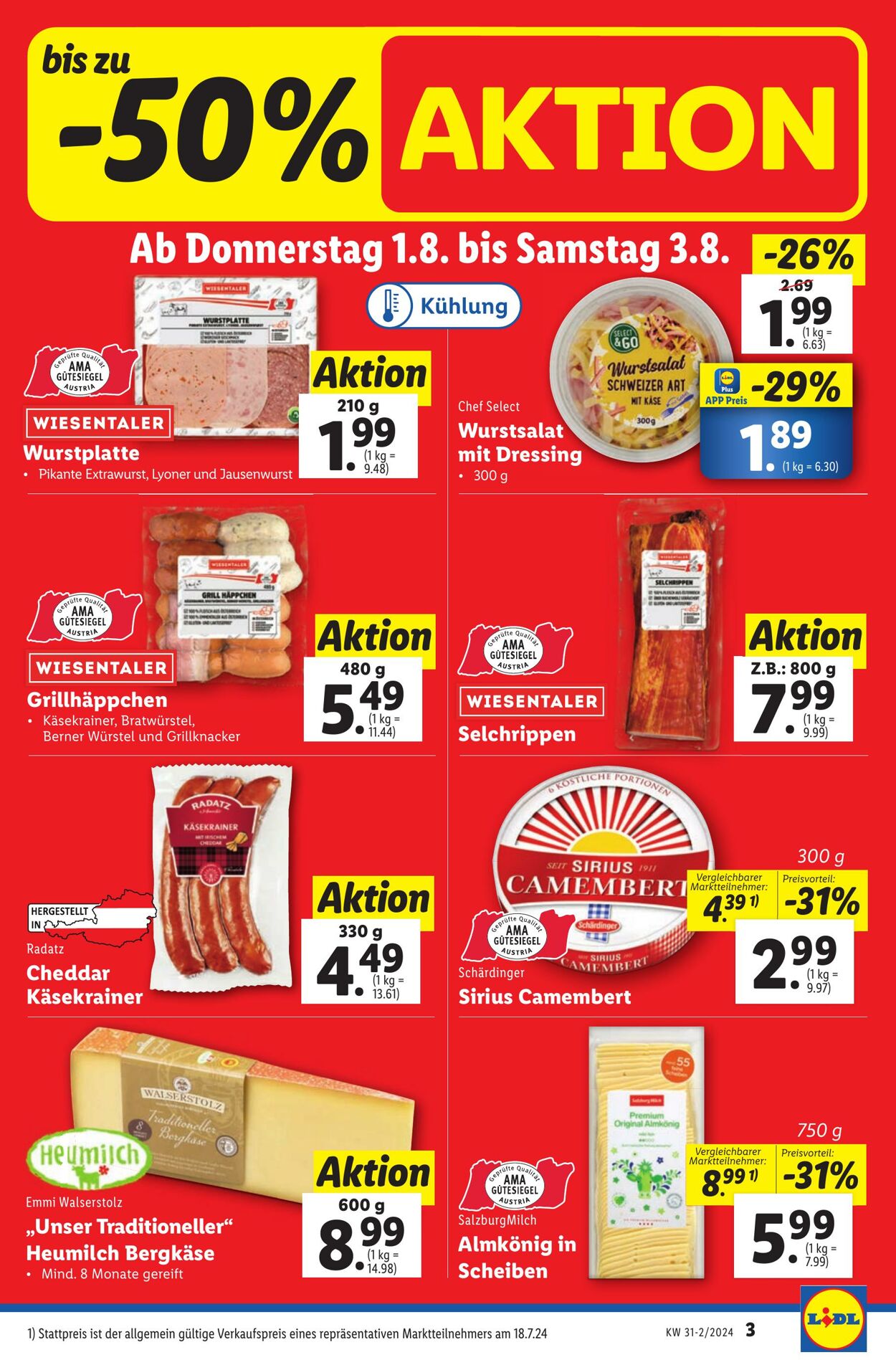 Prospekt Lidl 01.08.2024 - 07.08.2024