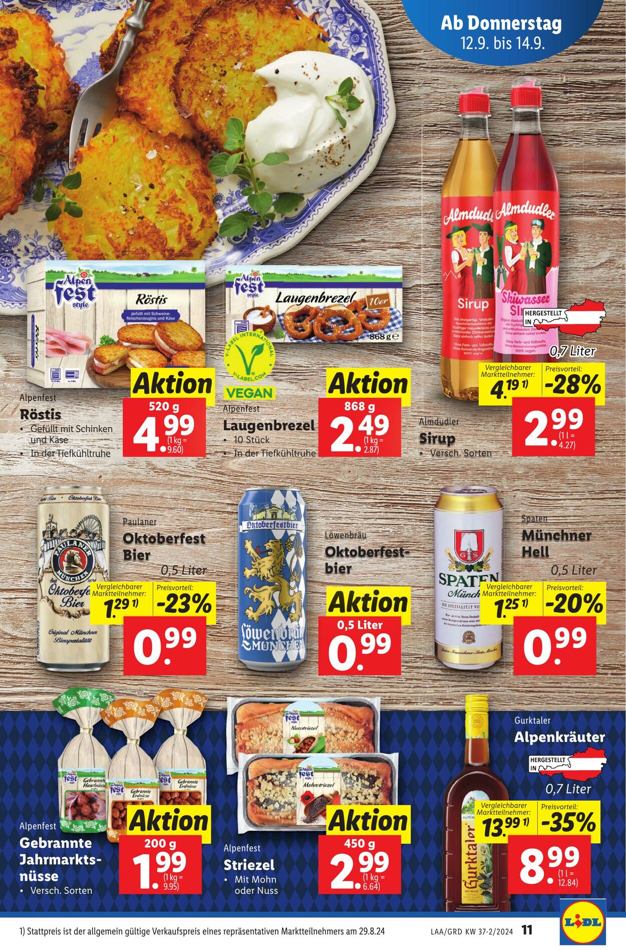 Prospekt Lidl 12.09.2024 - 18.09.2024