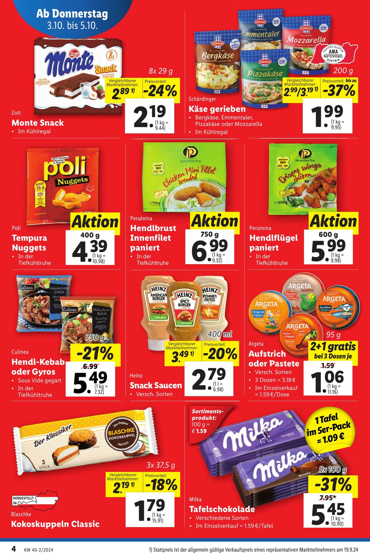 Prospekt Lidl 03.10.2024 - 09.10.2024