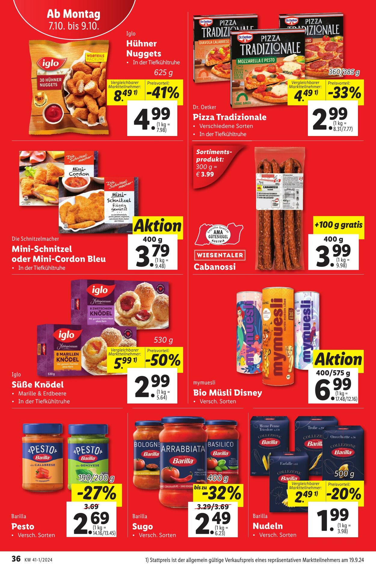 Prospekt Lidl 03.10.2024 - 09.10.2024