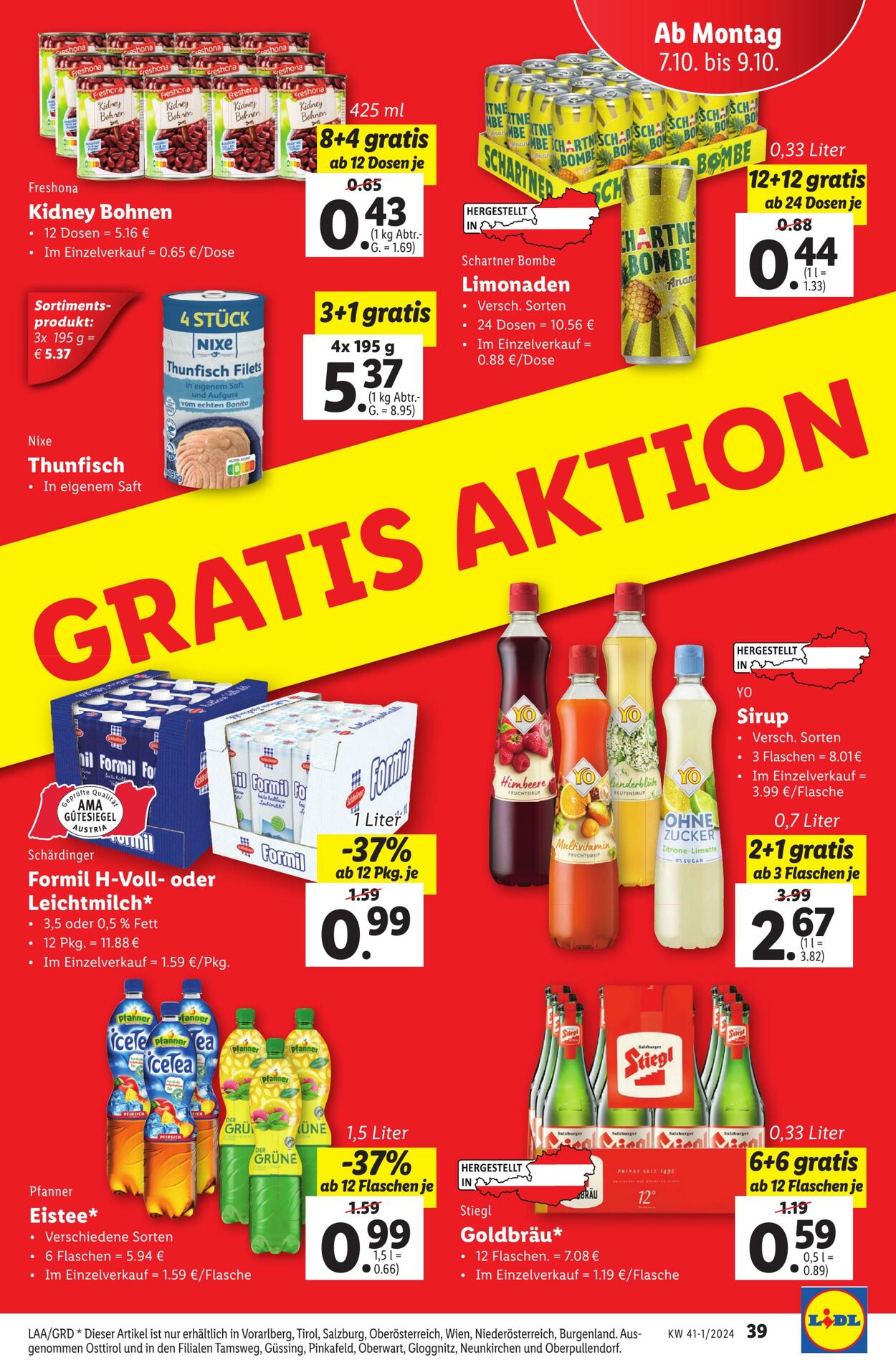 Prospekt Lidl 03.10.2024 - 09.10.2024