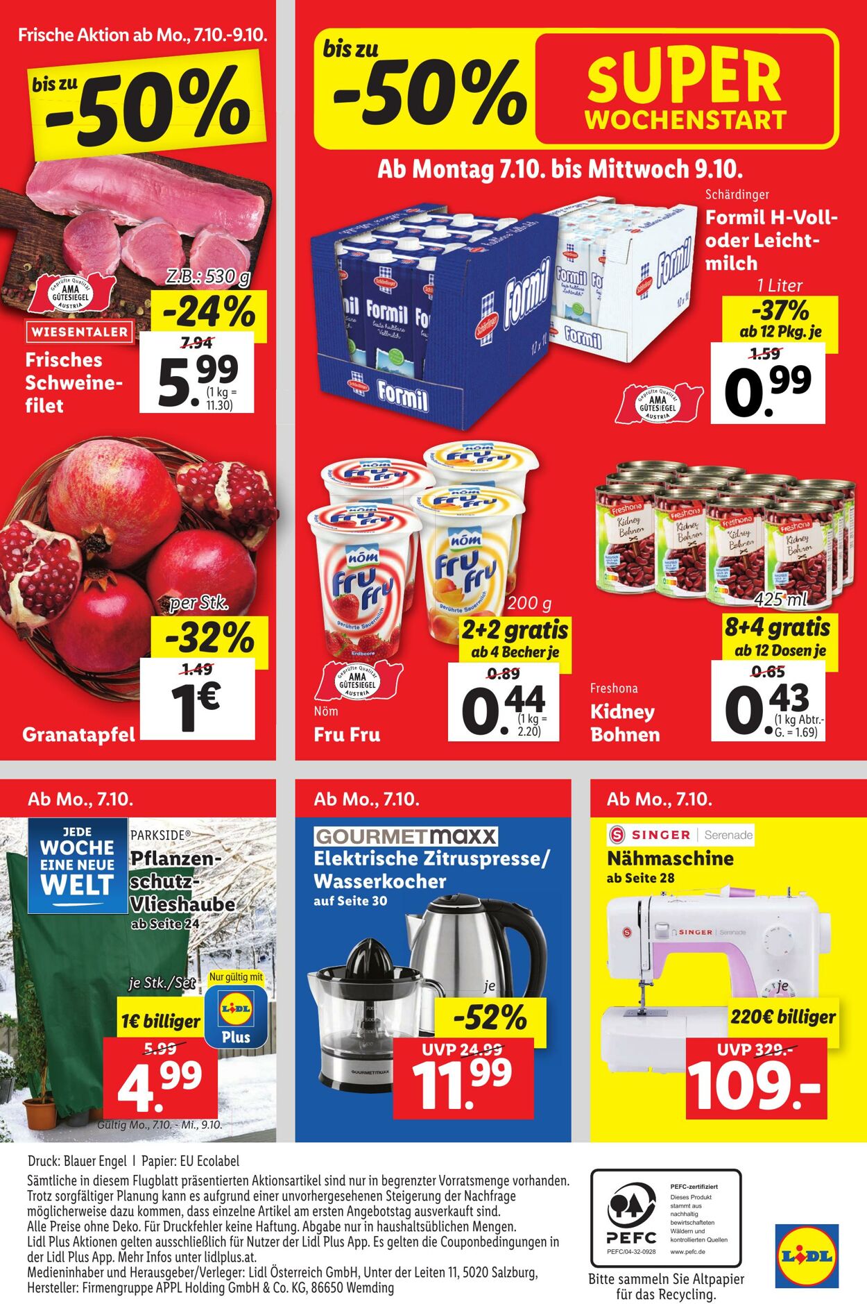 Prospekt Lidl 03.10.2024 - 09.10.2024