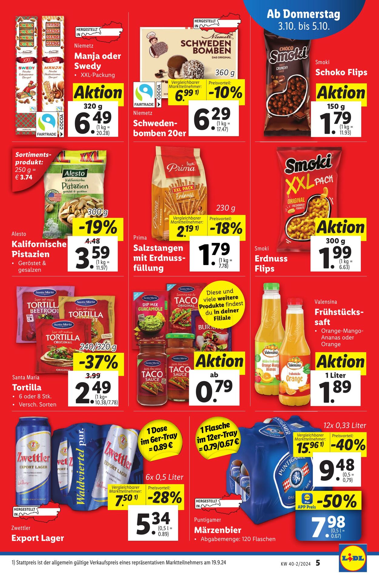 Prospekt Lidl 03.10.2024 - 09.10.2024