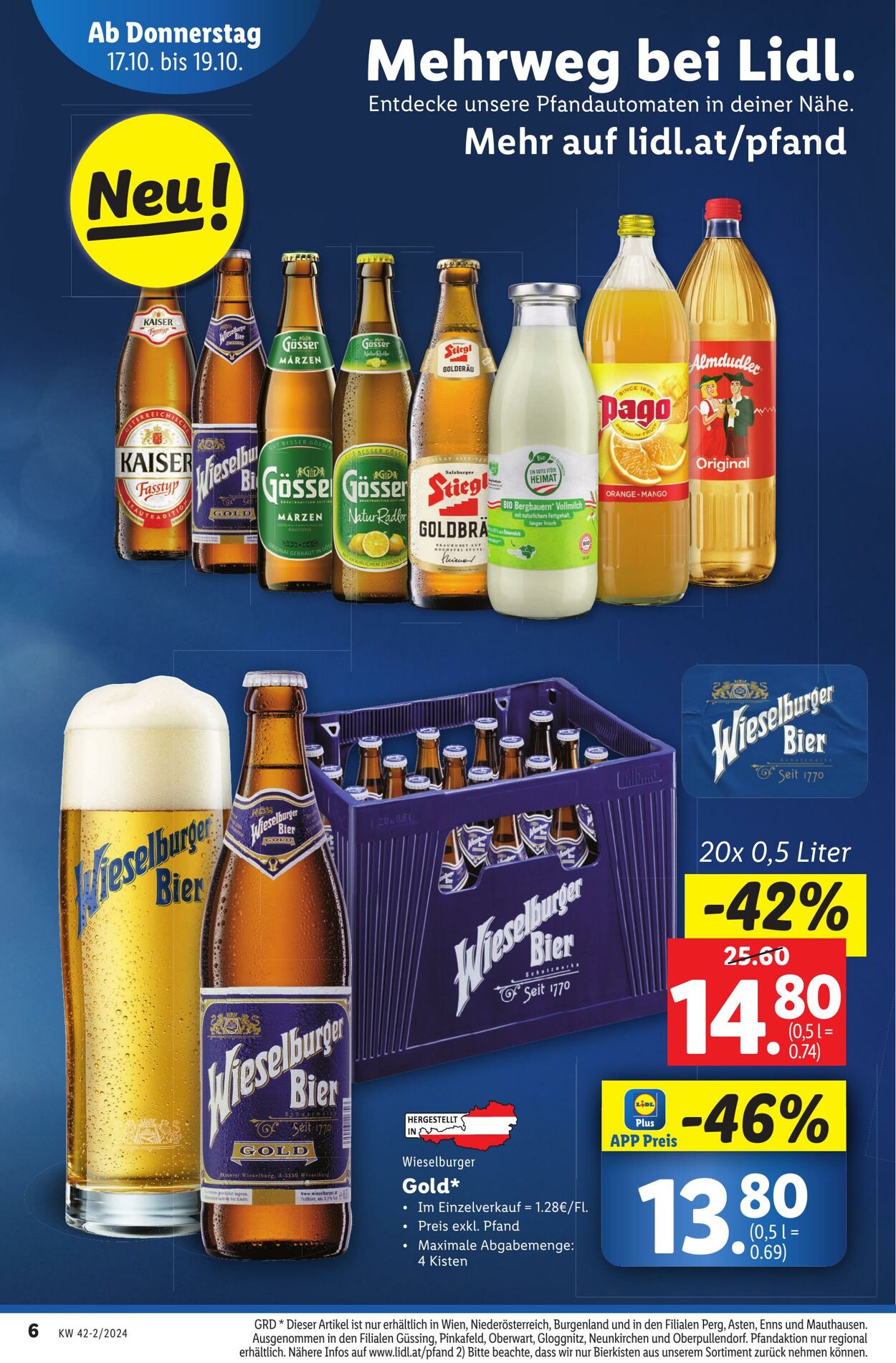 Prospekt Lidl 17.10.2024 - 23.10.2024