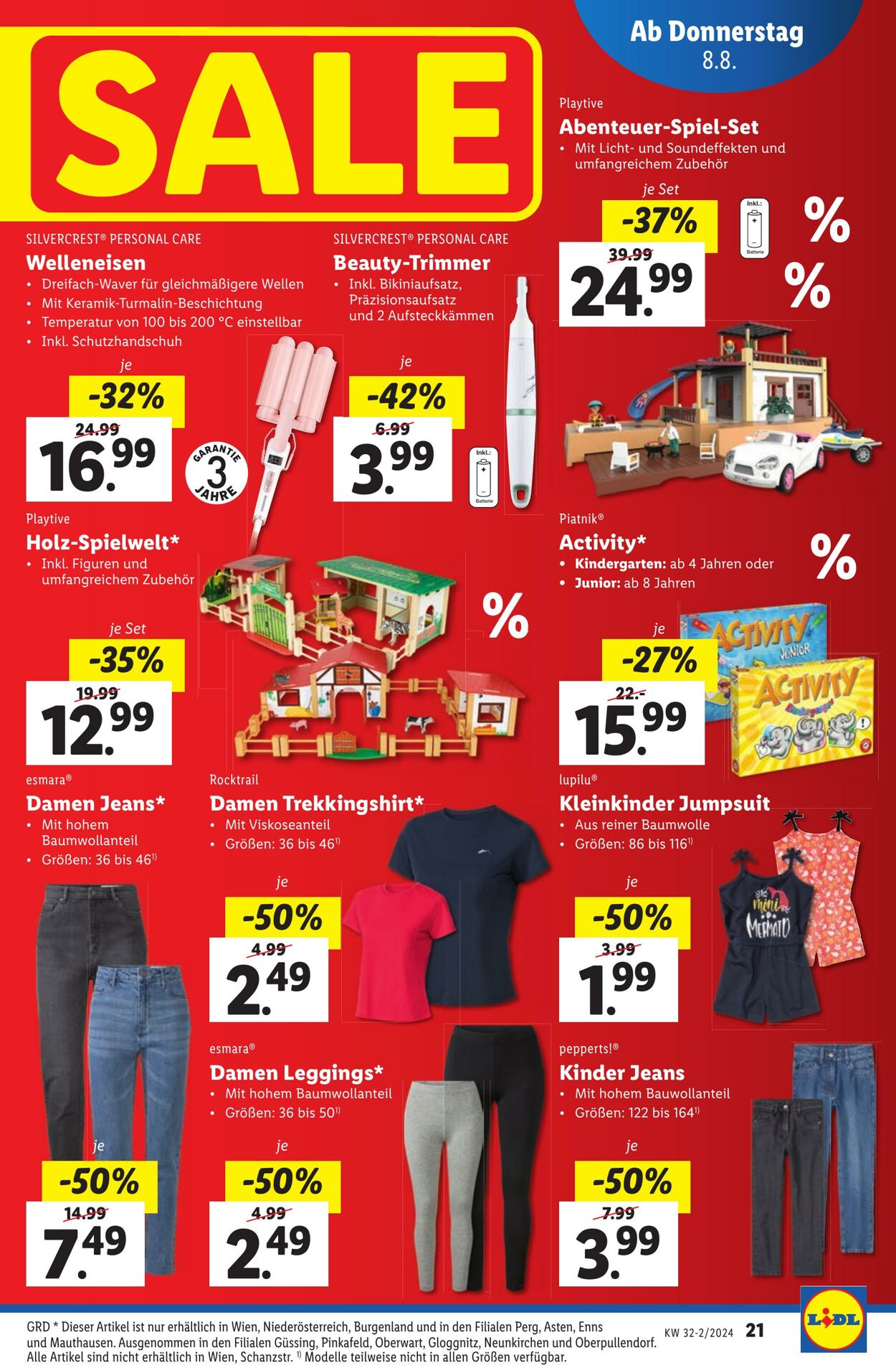 Prospekt Lidl 08.08.2024 - 14.08.2024