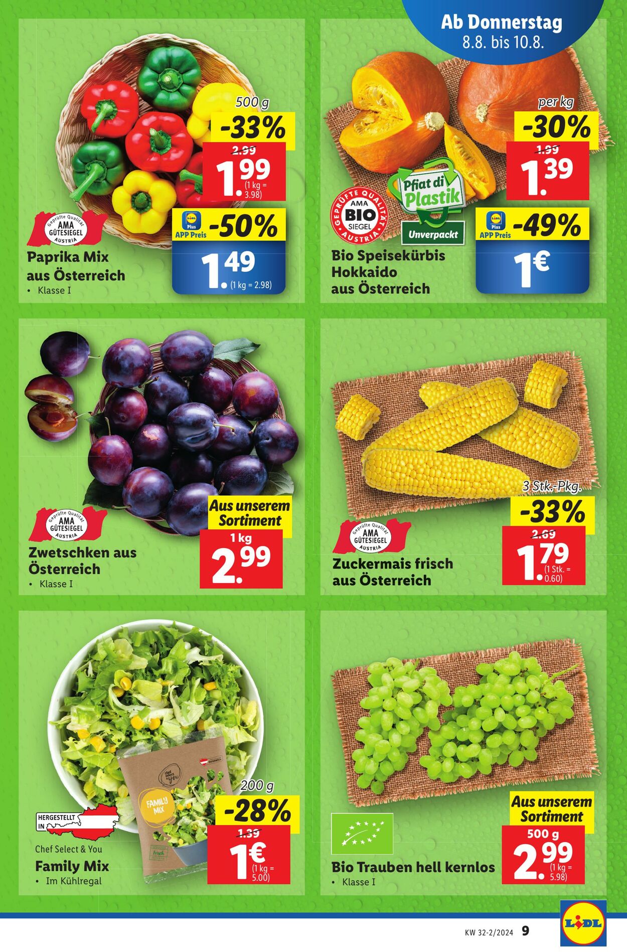 Prospekt Lidl 08.08.2024 - 14.08.2024