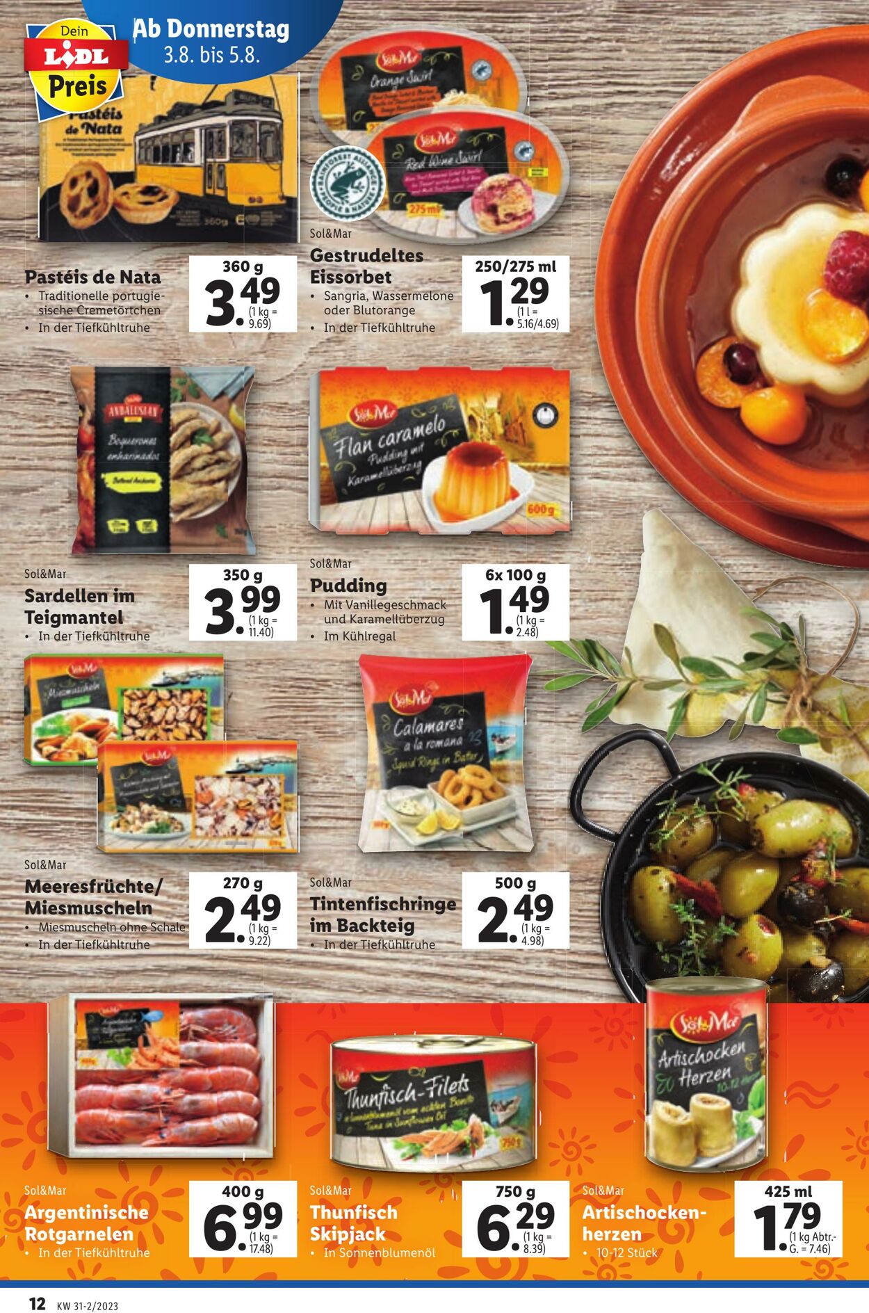 Prospekt Lidl 03.08.2023 - 05.08.2023