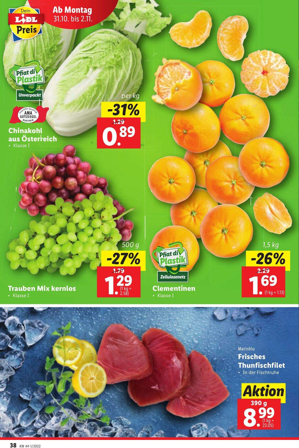 Prospekt Lidl 27.10.2022 - 02.11.2022