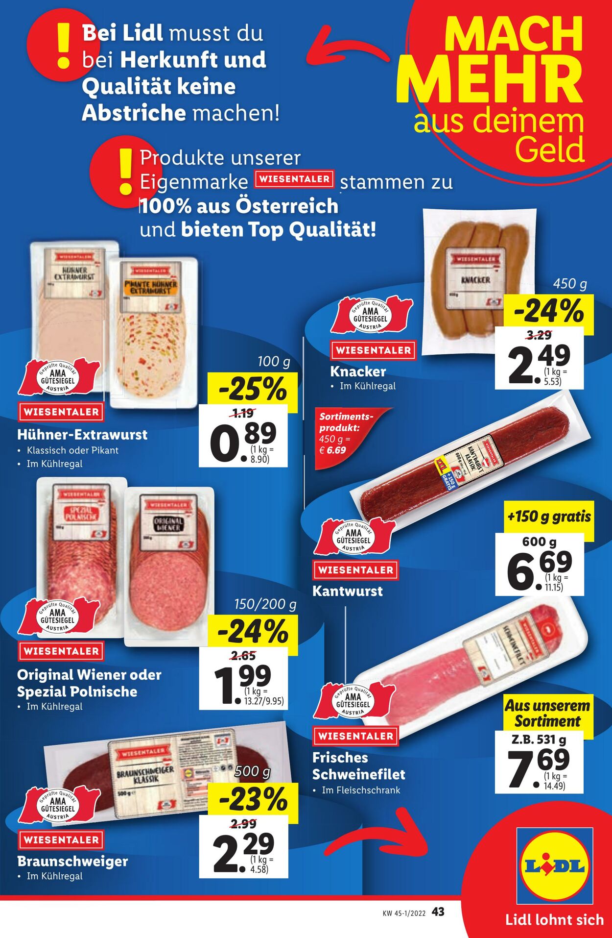 Prospekt Lidl 03.11.2022 - 09.11.2022