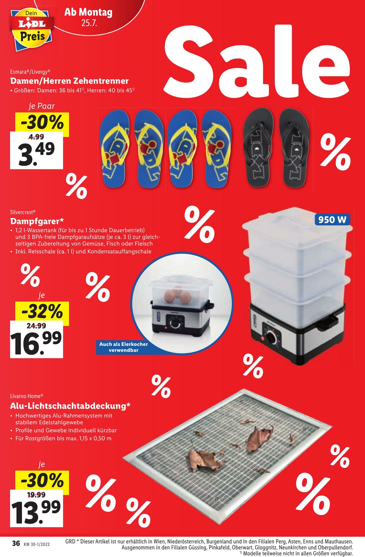 Prospekt Lidl 21.07.2022 - 27.07.2022