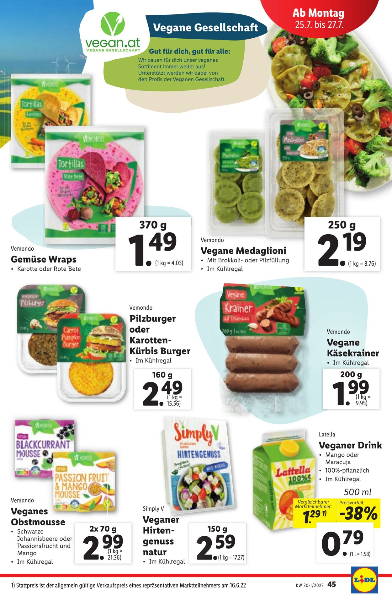 Prospekt Lidl 21.07.2022 - 27.07.2022