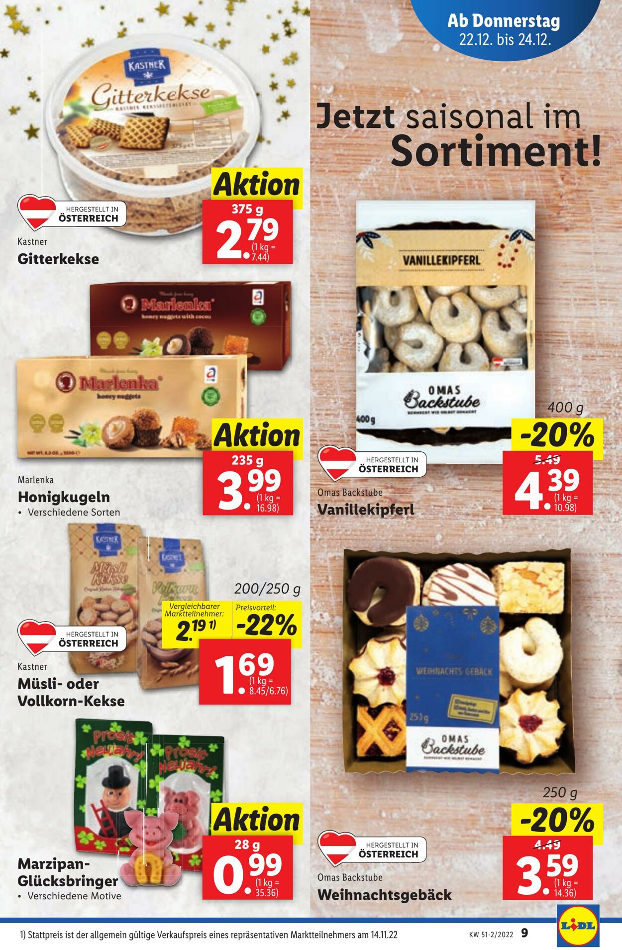 Prospekt Lidl 22.12.2022 - 28.12.2022