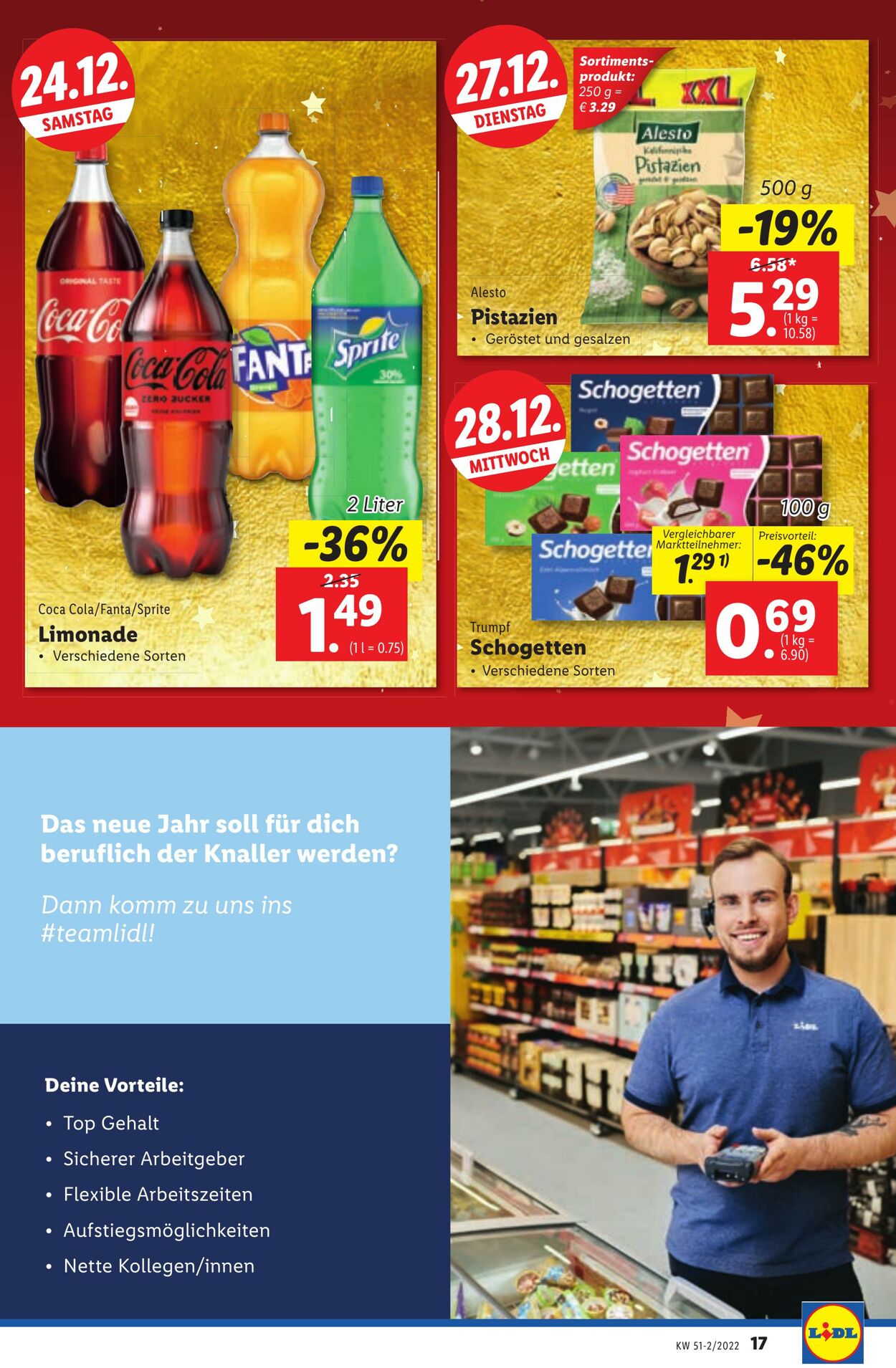 Prospekt Lidl 22.12.2022 - 28.12.2022