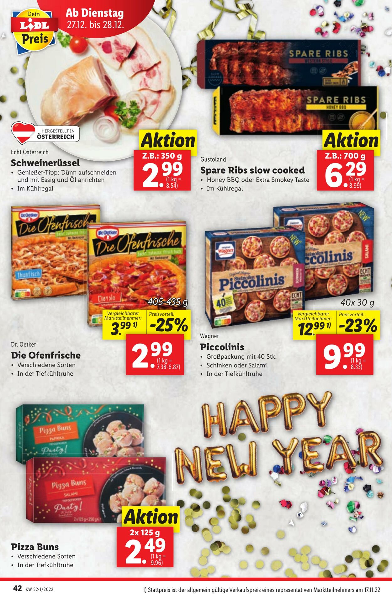 Prospekt Lidl 22.12.2022 - 28.12.2022