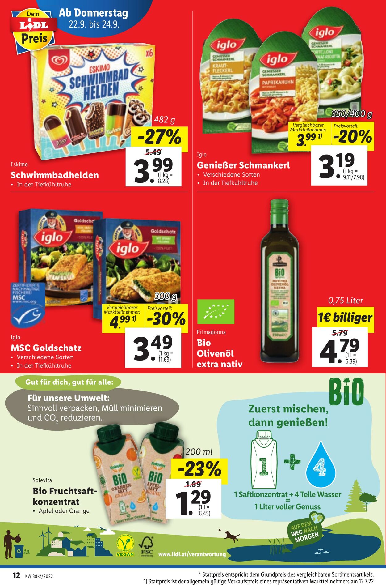 Prospekt Lidl 22.09.2022 - 28.09.2022