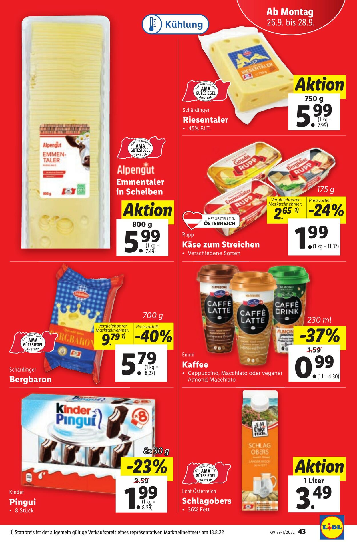 Prospekt Lidl 22.09.2022 - 28.09.2022