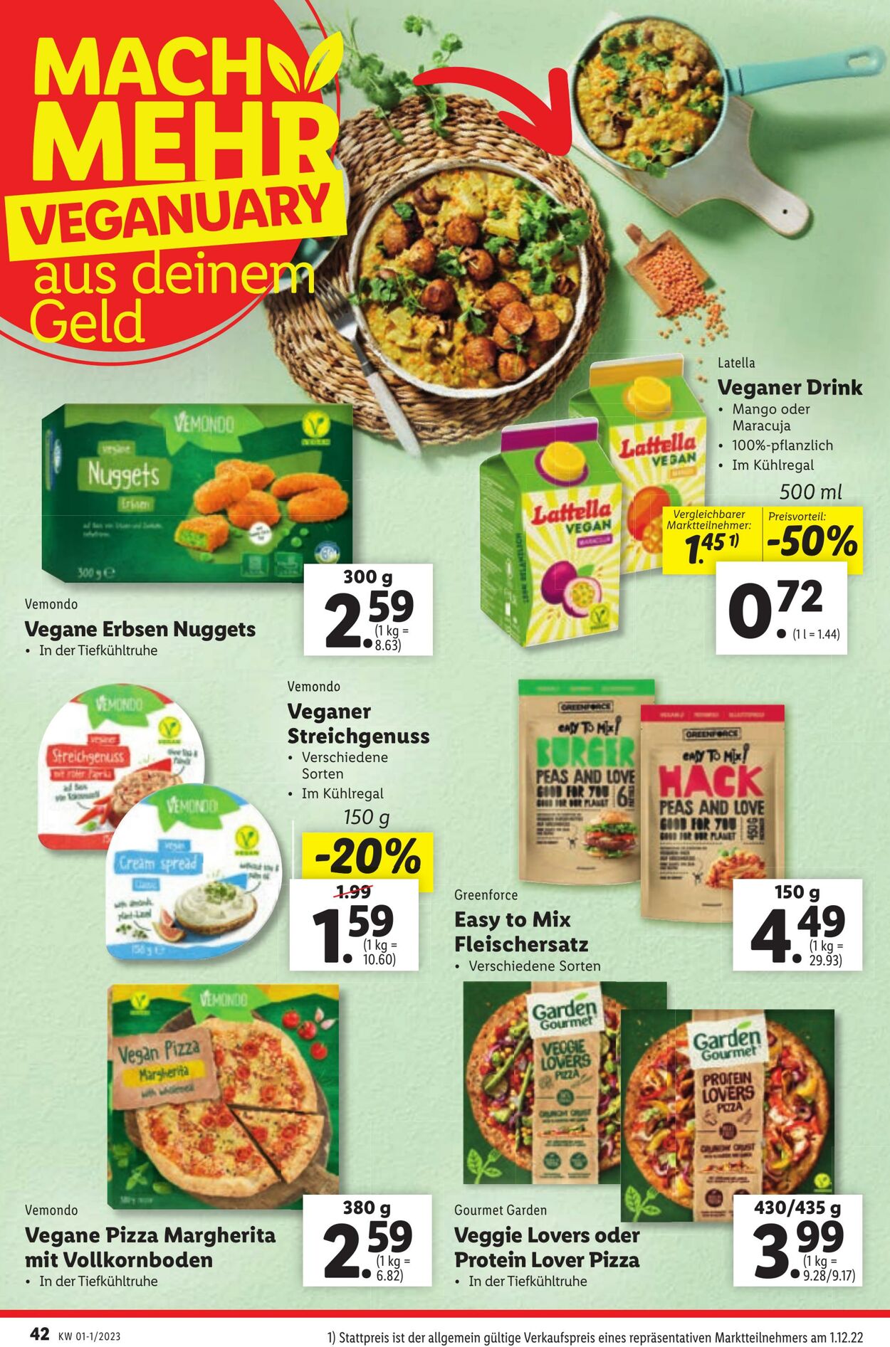 Prospekt Lidl 29.12.2022 - 03.01.2023