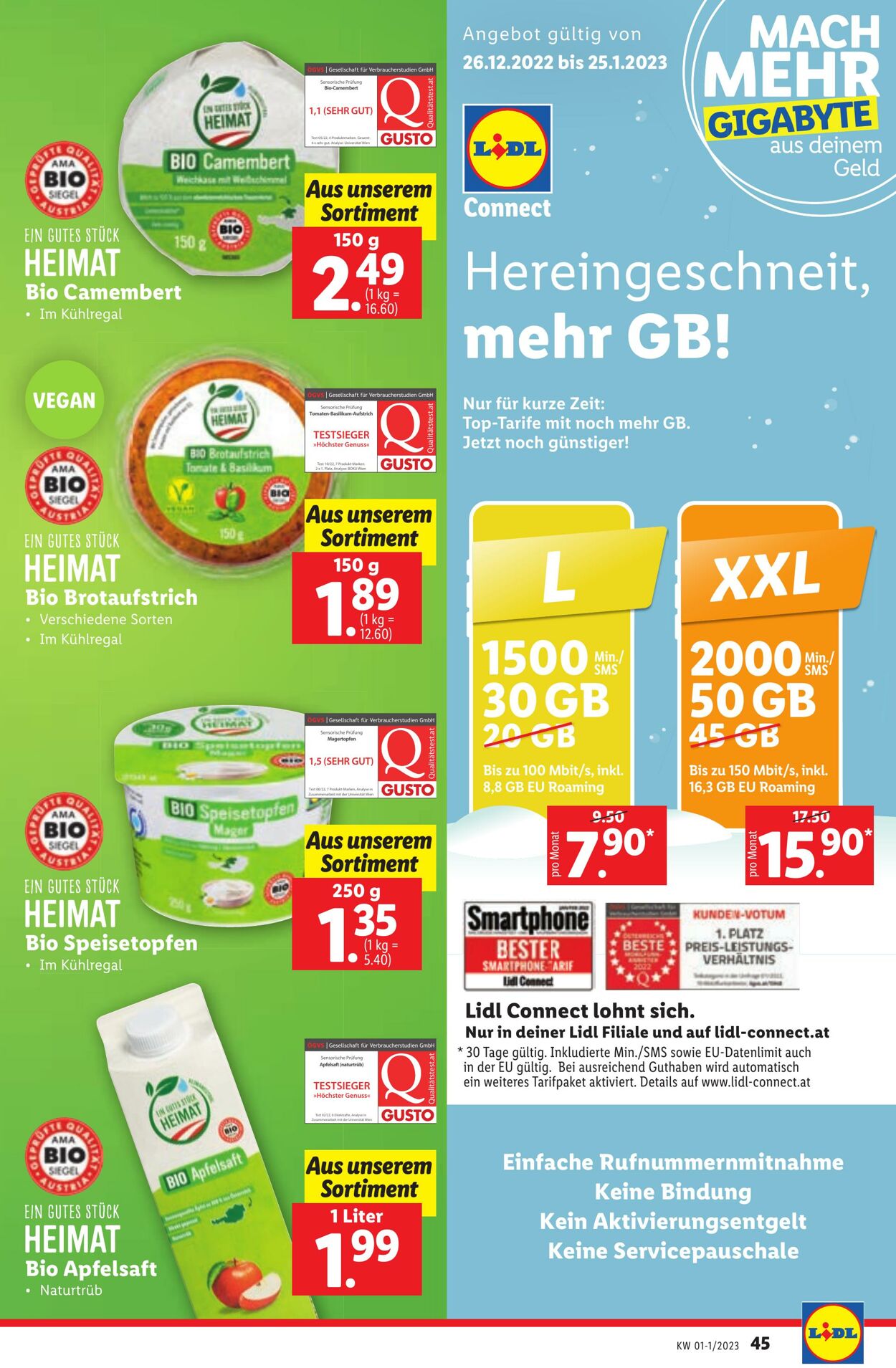 Prospekt Lidl 29.12.2022 - 03.01.2023