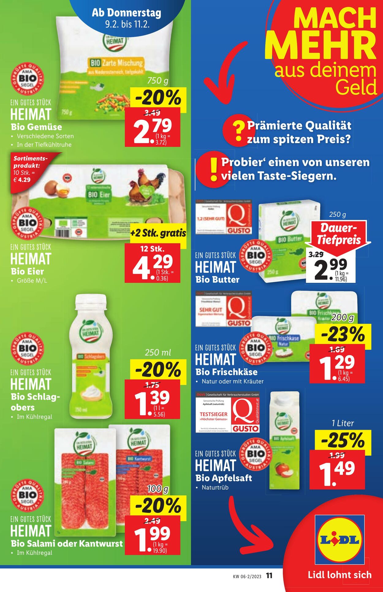 Prospekt Lidl 09.02.2023 - 15.02.2023