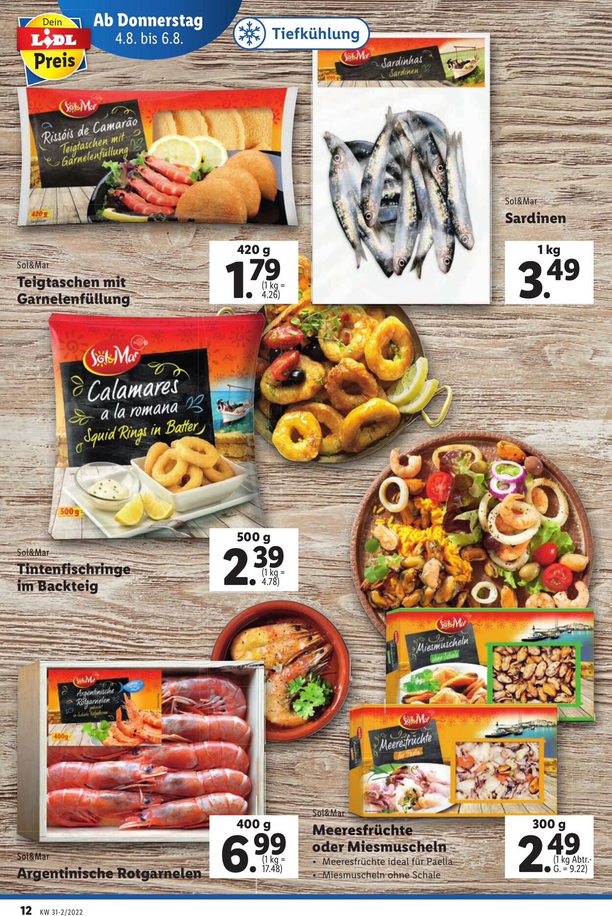 Prospekt Lidl 04.08.2022 - 10.08.2022