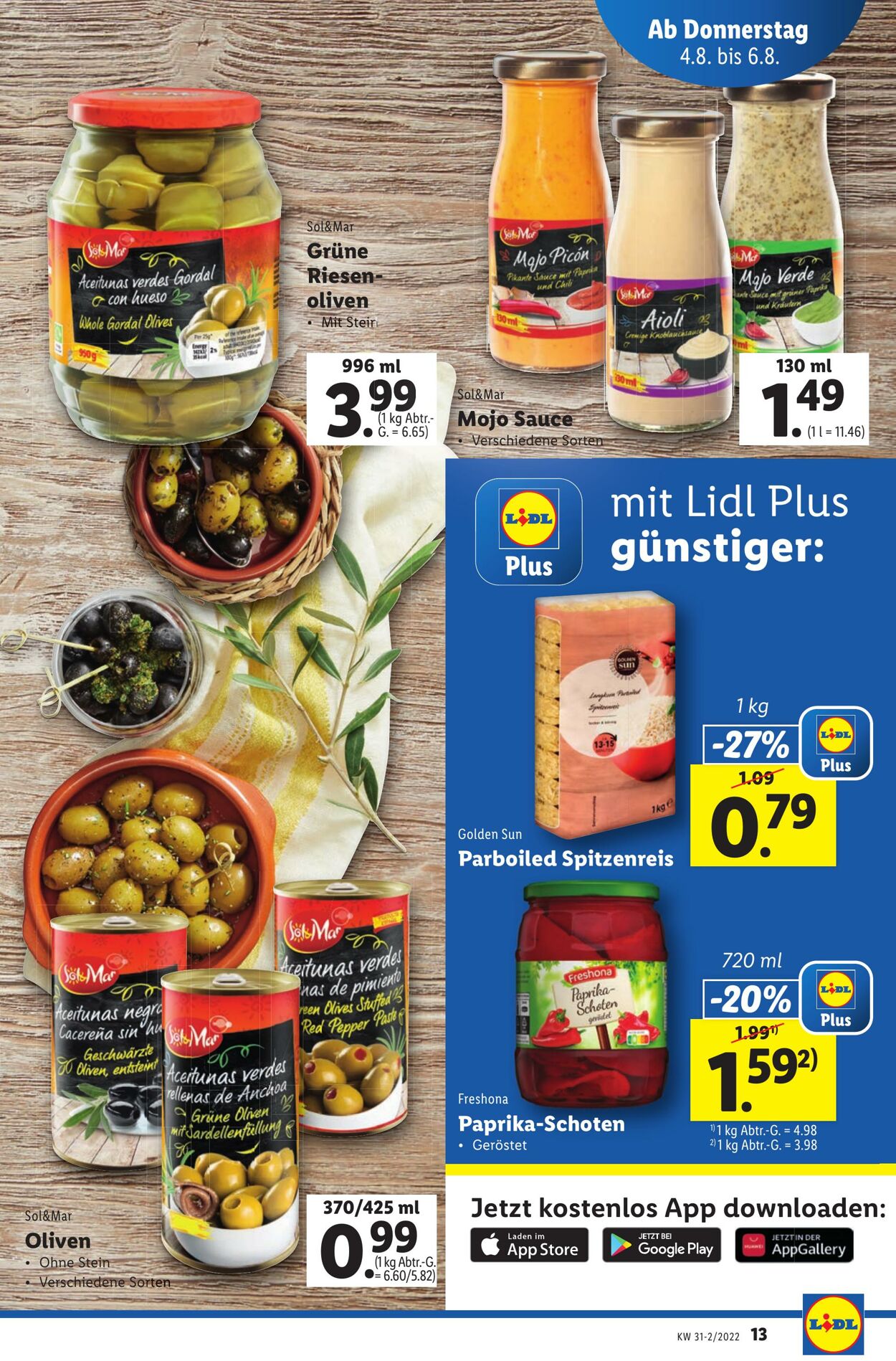 Prospekt Lidl 04.08.2022 - 10.08.2022