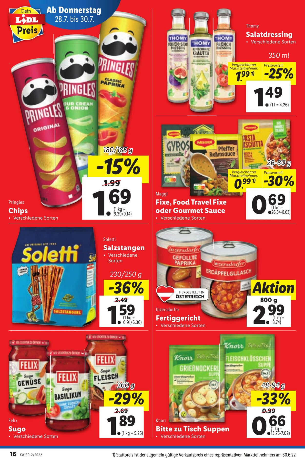 Prospekt Lidl 28.07.2022 - 03.08.2022