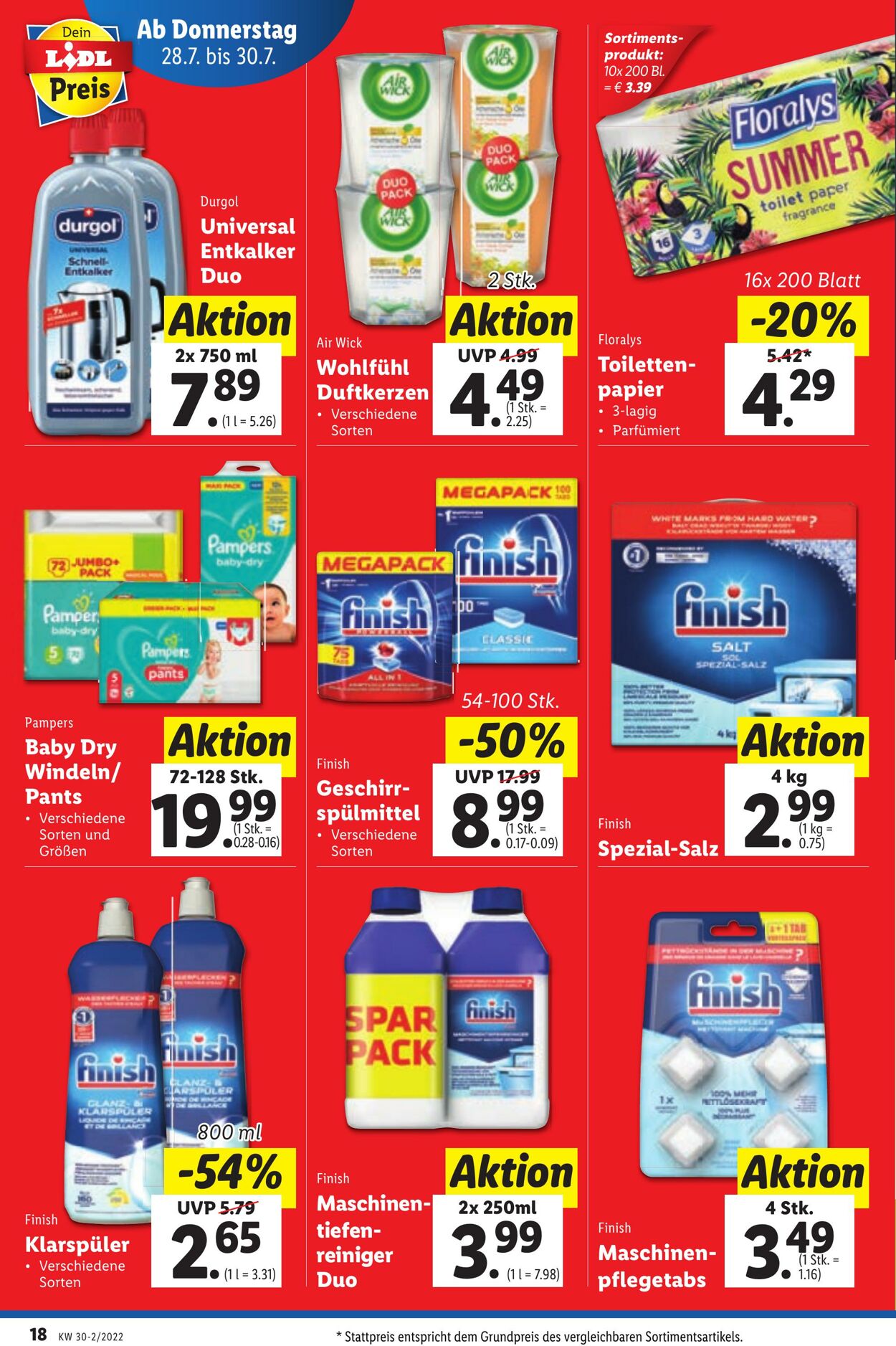 Prospekt Lidl 28.07.2022 - 03.08.2022